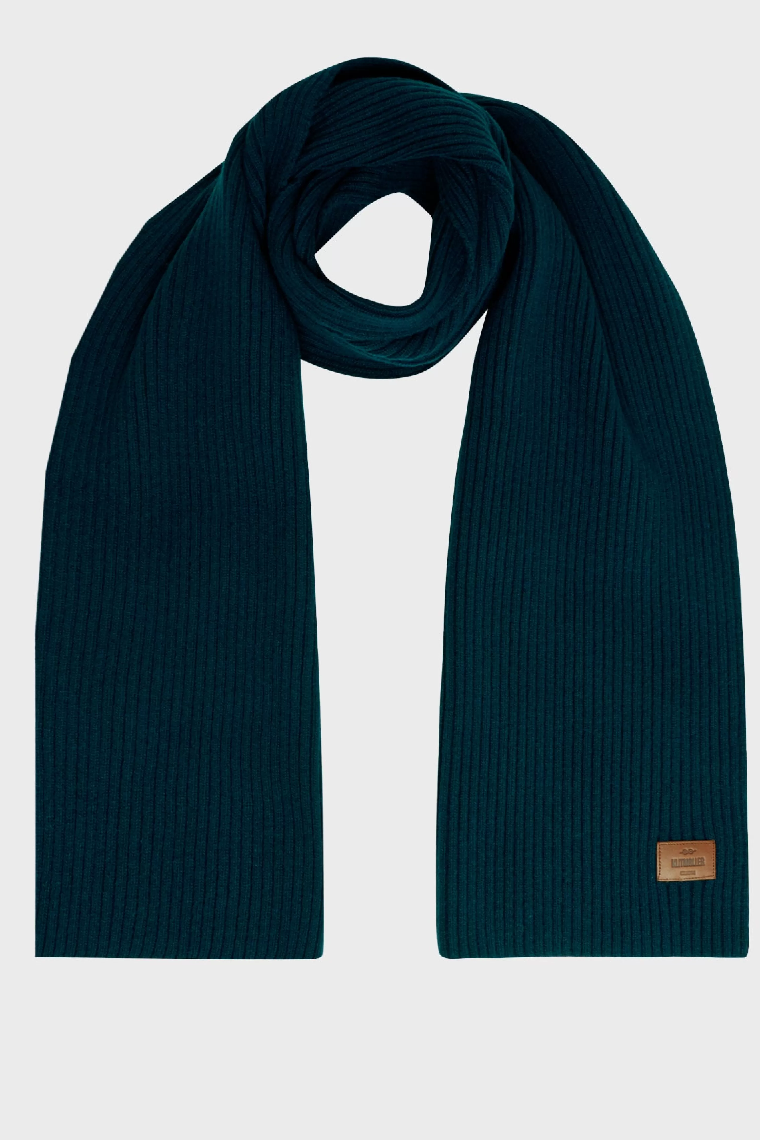 Klitmoller Collective Scarfs*Heavy rib scarf - Petrol