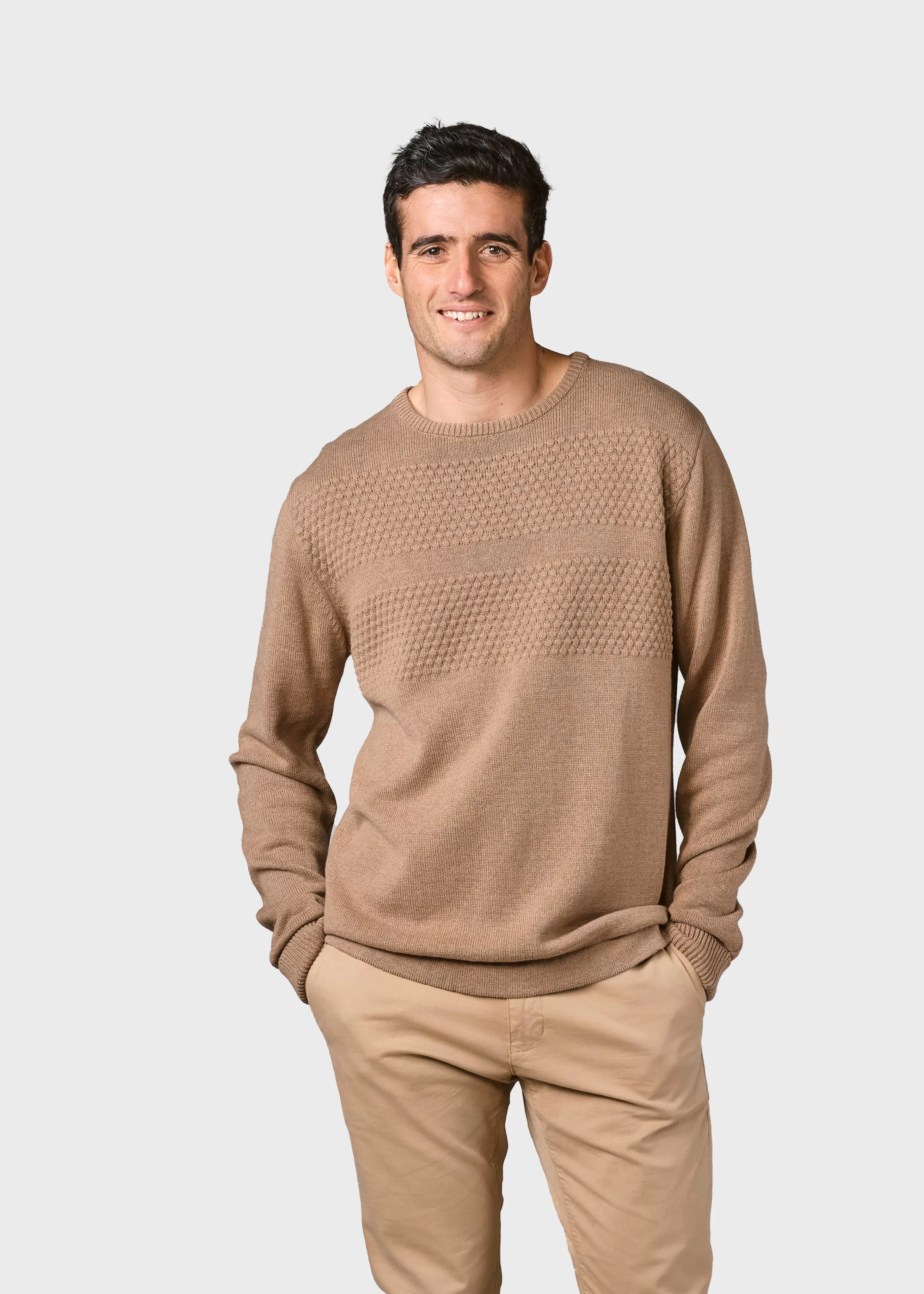 Klitmoller Collective Organic Cotton*Herbert knit - Sand