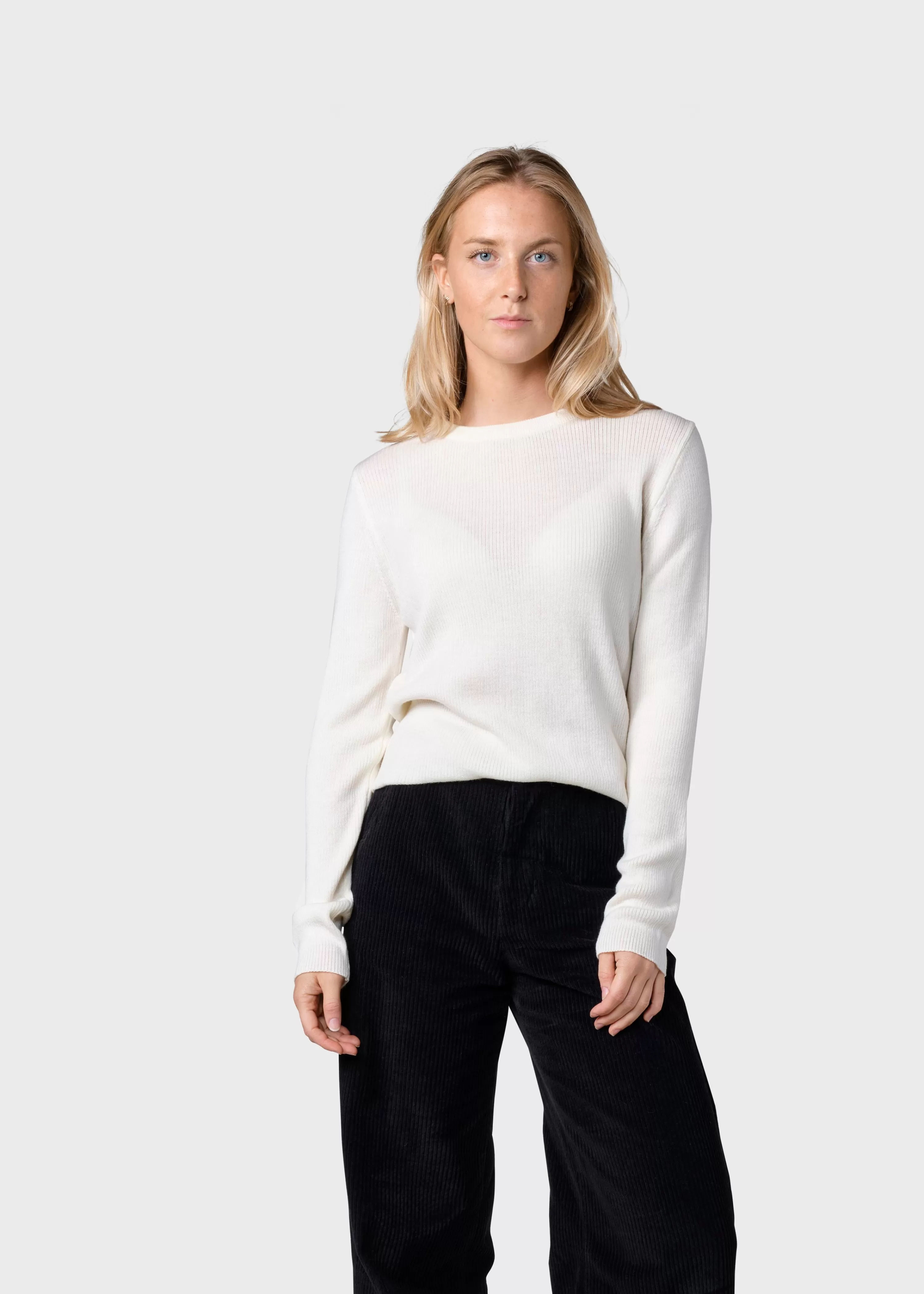 Klitmoller Collective Knitwear | Extrafine Merino wool*Ingrid knit - Cream