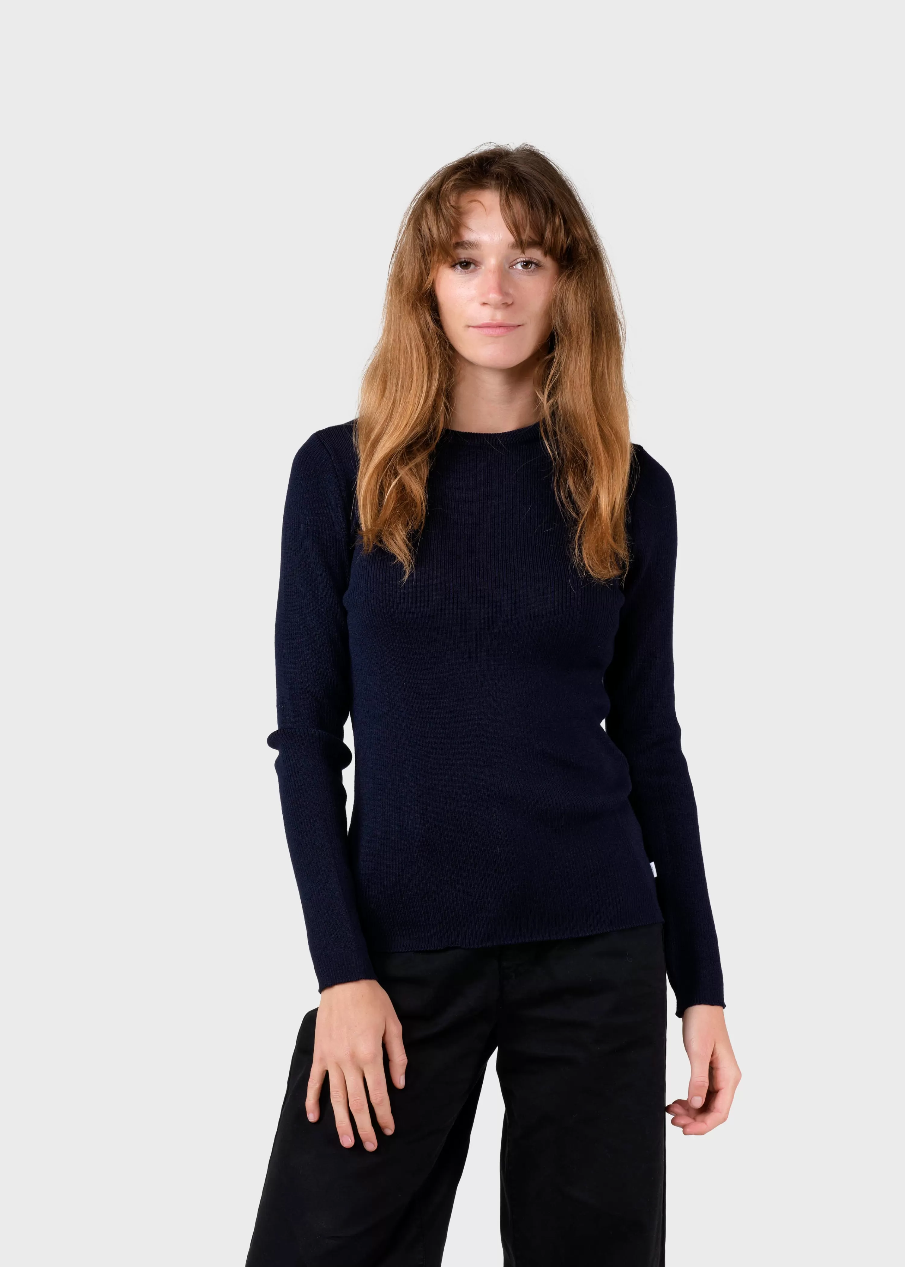 Klitmoller Collective Knitwear | Extrafine Merino wool*Ingrid knit - Navy