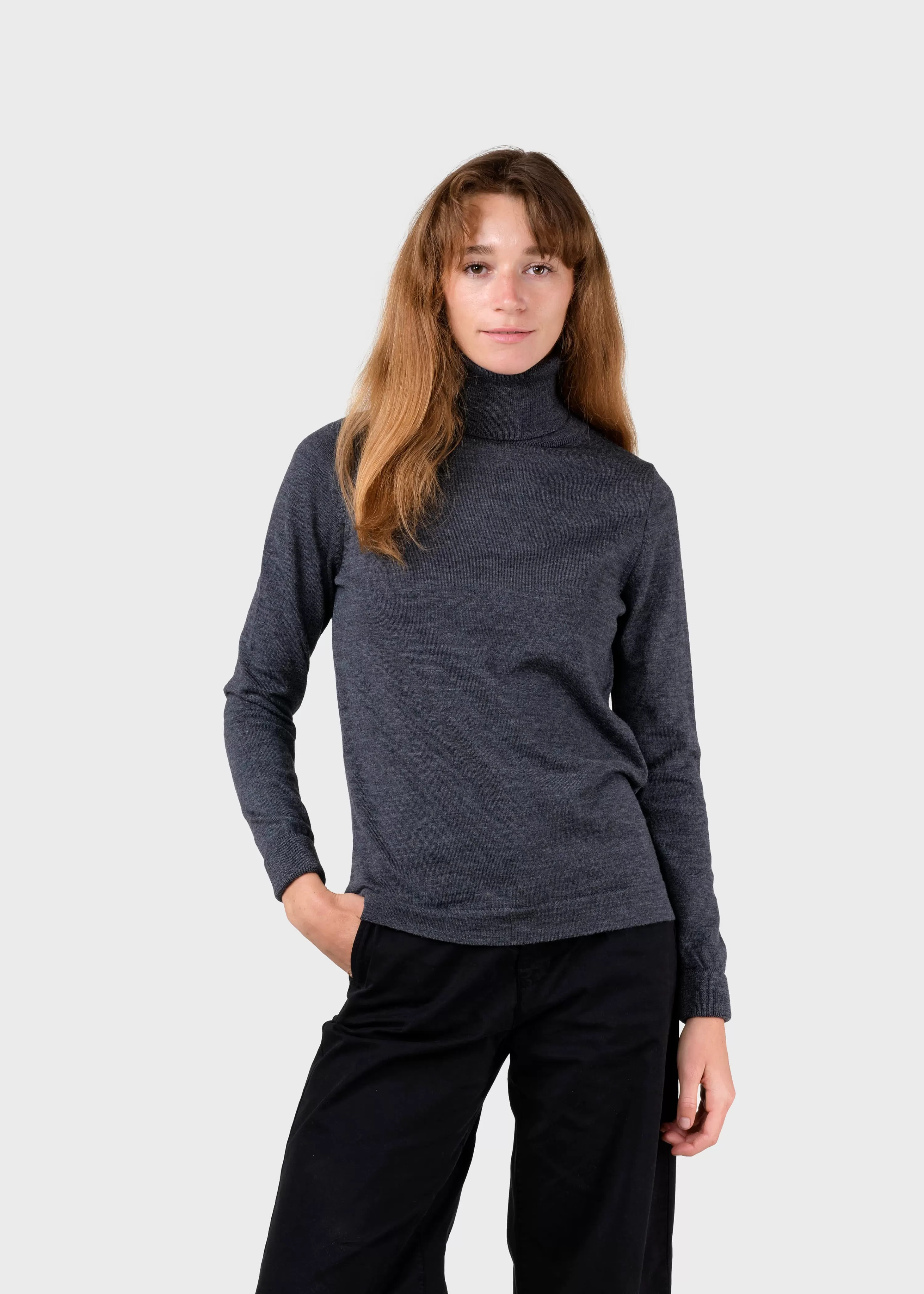 Klitmoller Collective Knitwear | Extrafine Merino wool*Isabella knit - Anthracite