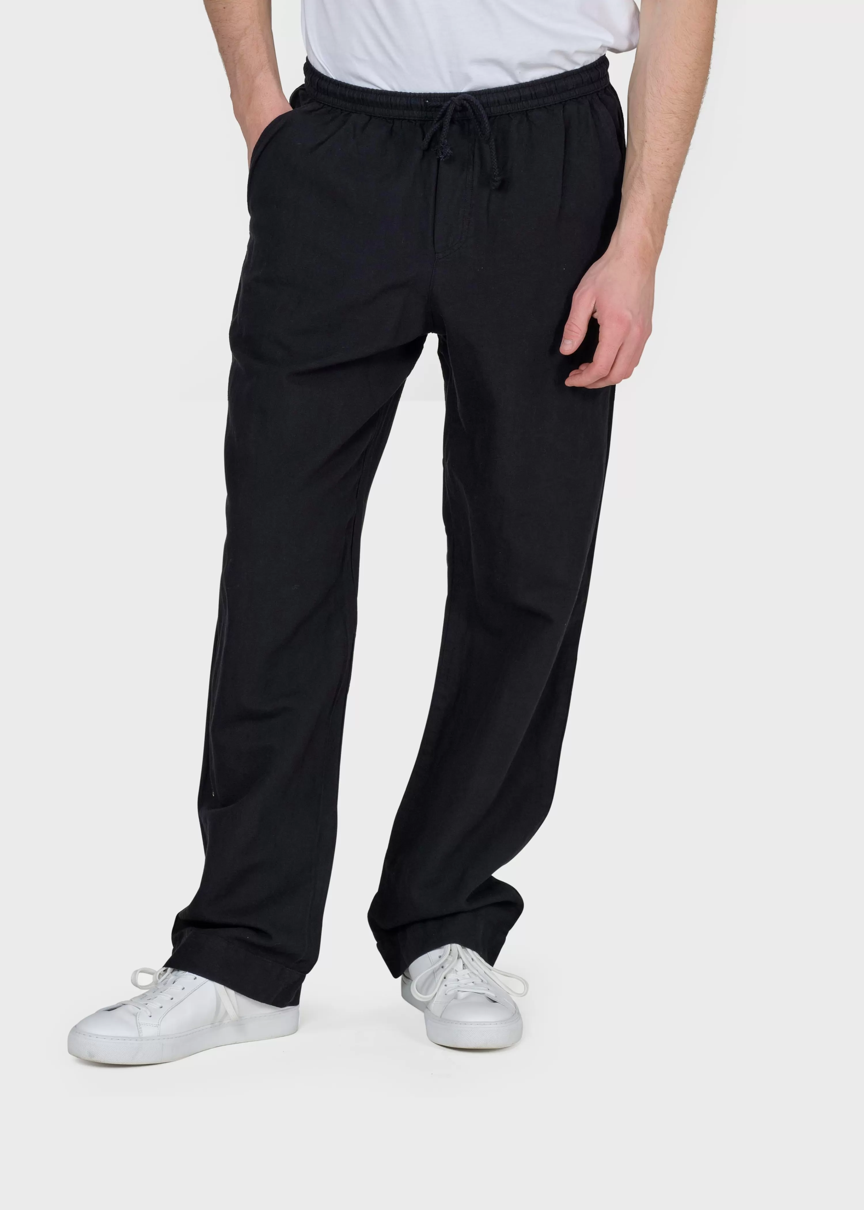 Klitmoller Collective Pants*Jens linen pant - Black