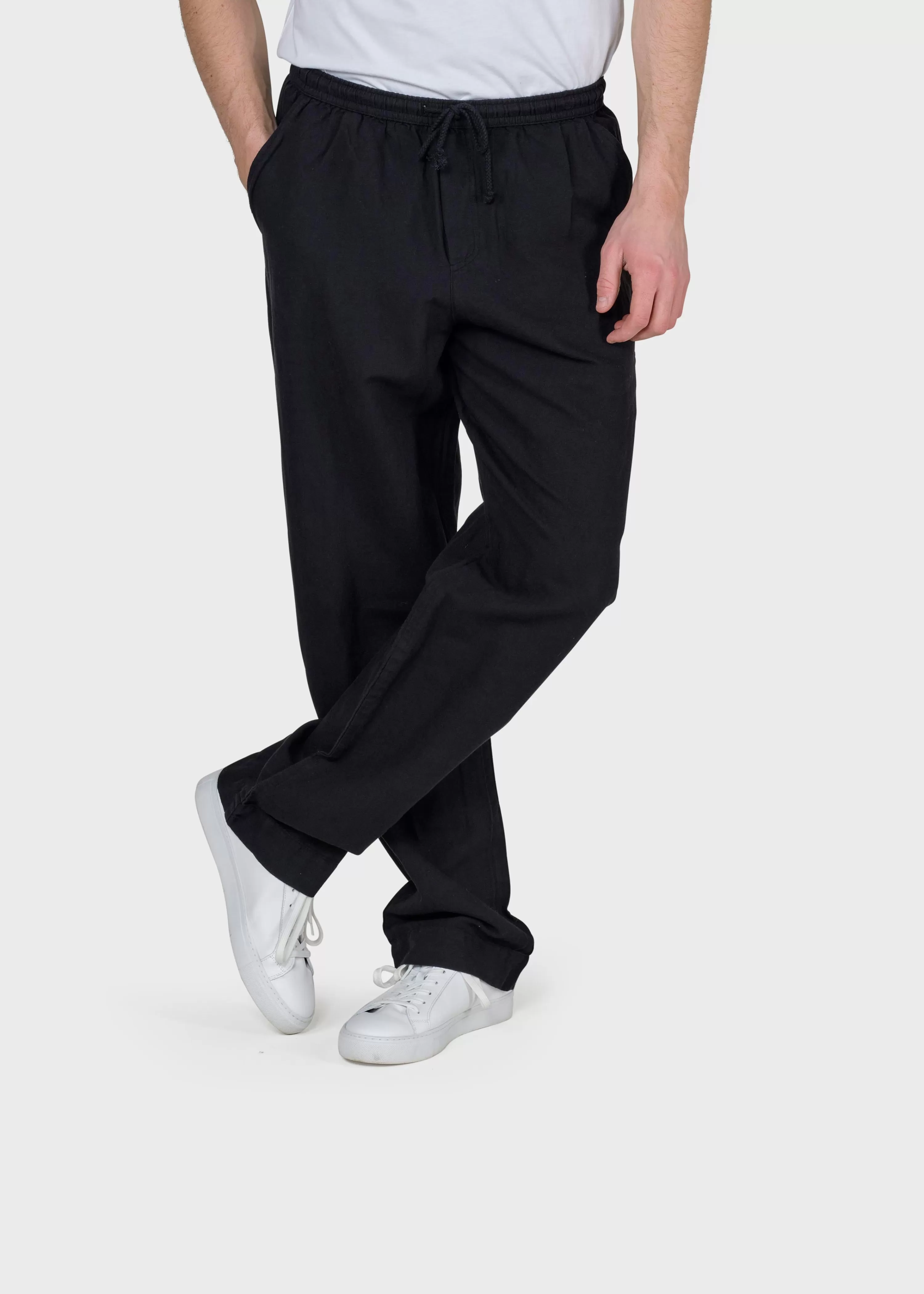 Klitmoller Collective Pants*Jens linen pant - Black