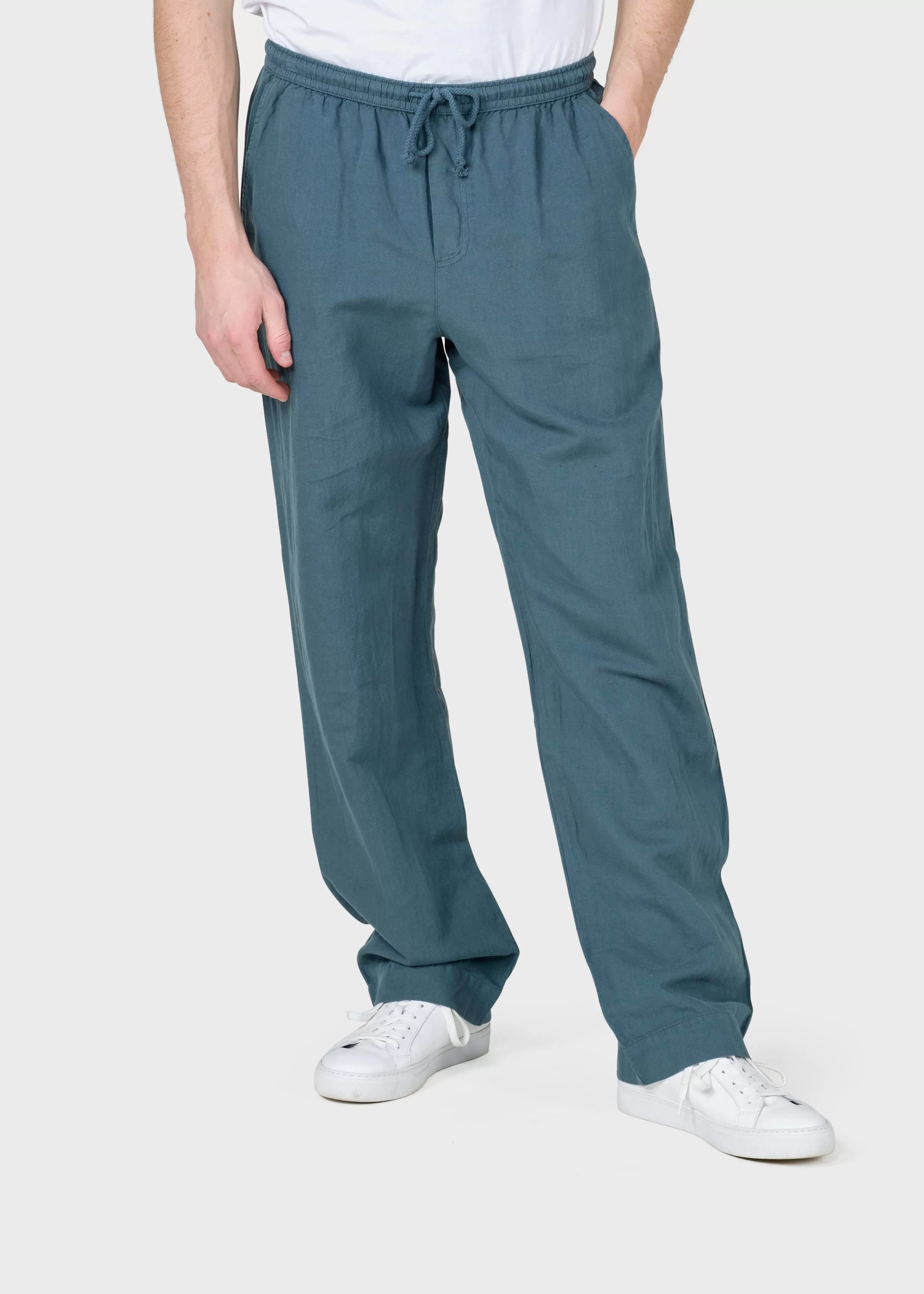 Klitmoller Collective Pants*Jens linen pant - Moss Green