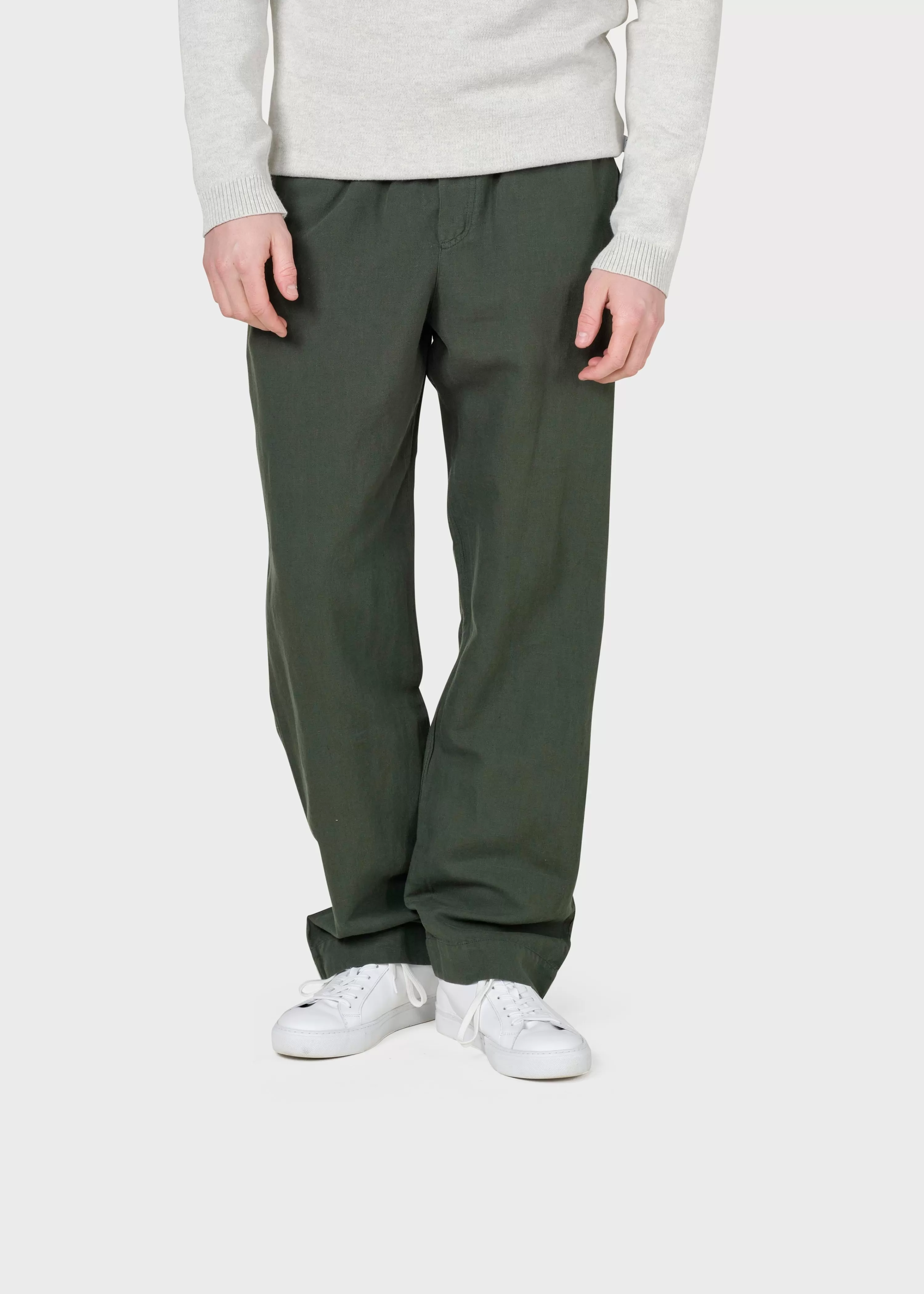 Klitmoller Collective Pants*Jens linen pant - Olive