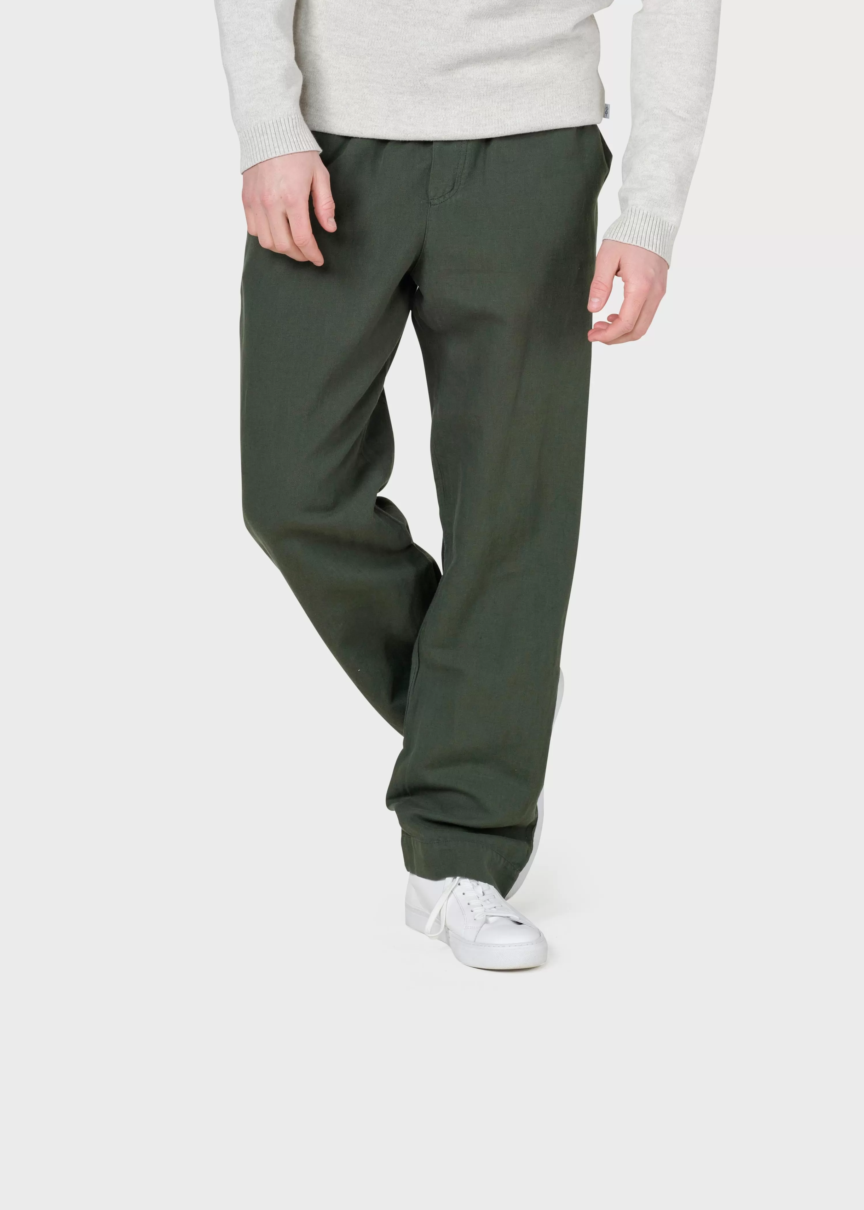 Klitmoller Collective Pants*Jens linen pant - Olive