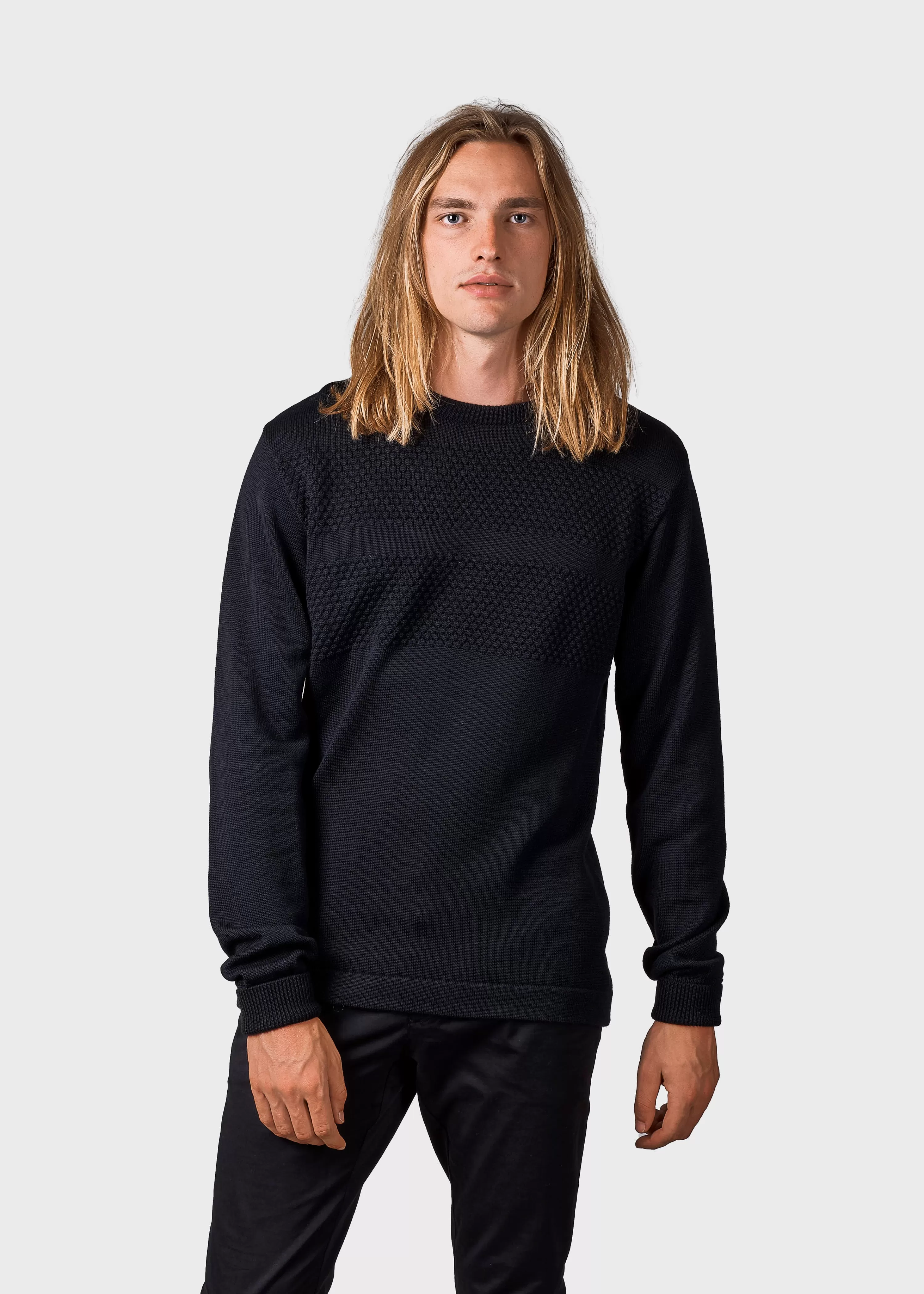 Klitmoller Collective Extrafine Merino wool*Johan knit - Black