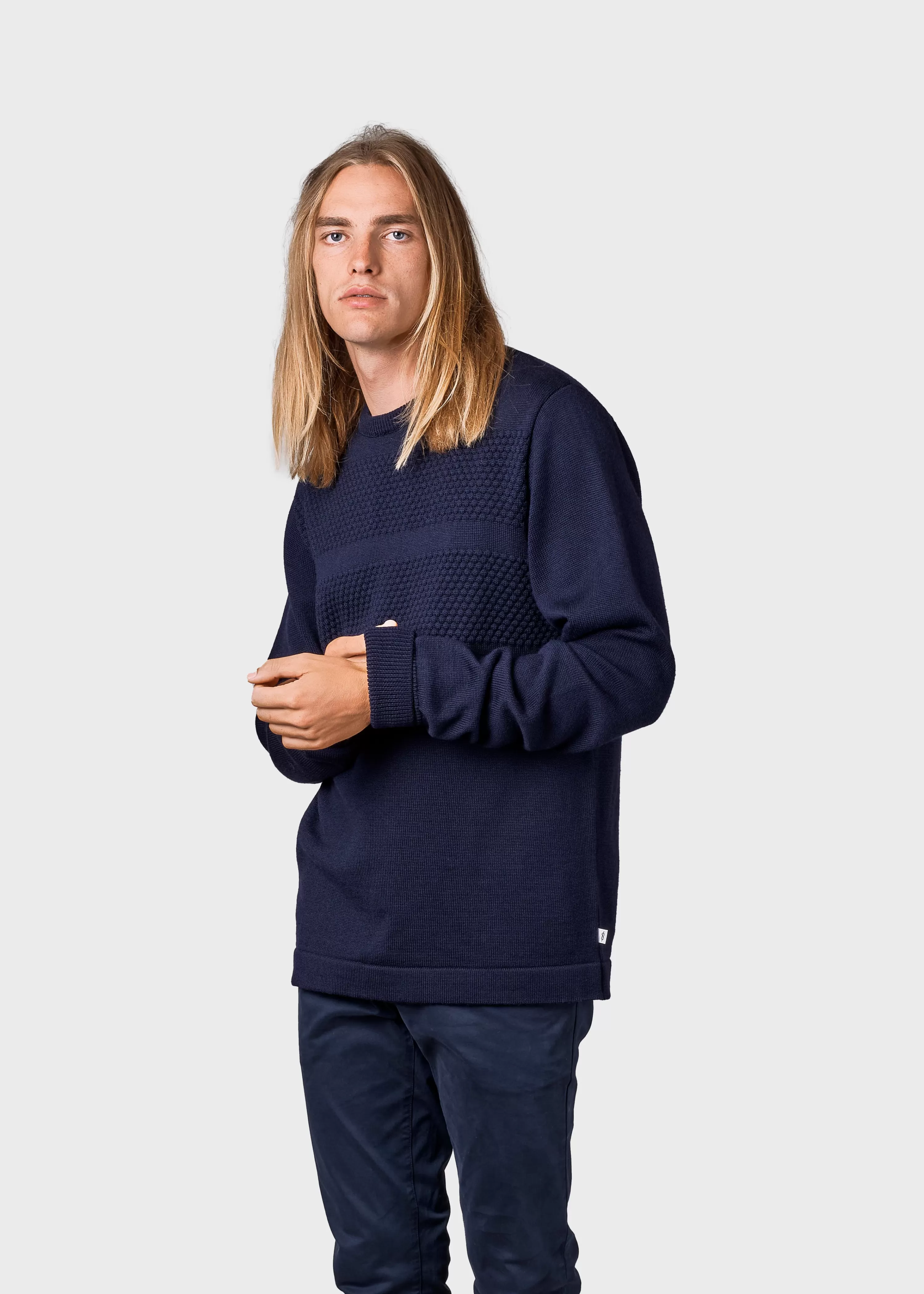 Klitmoller Collective Extrafine Merino wool*Johan knit - Navy