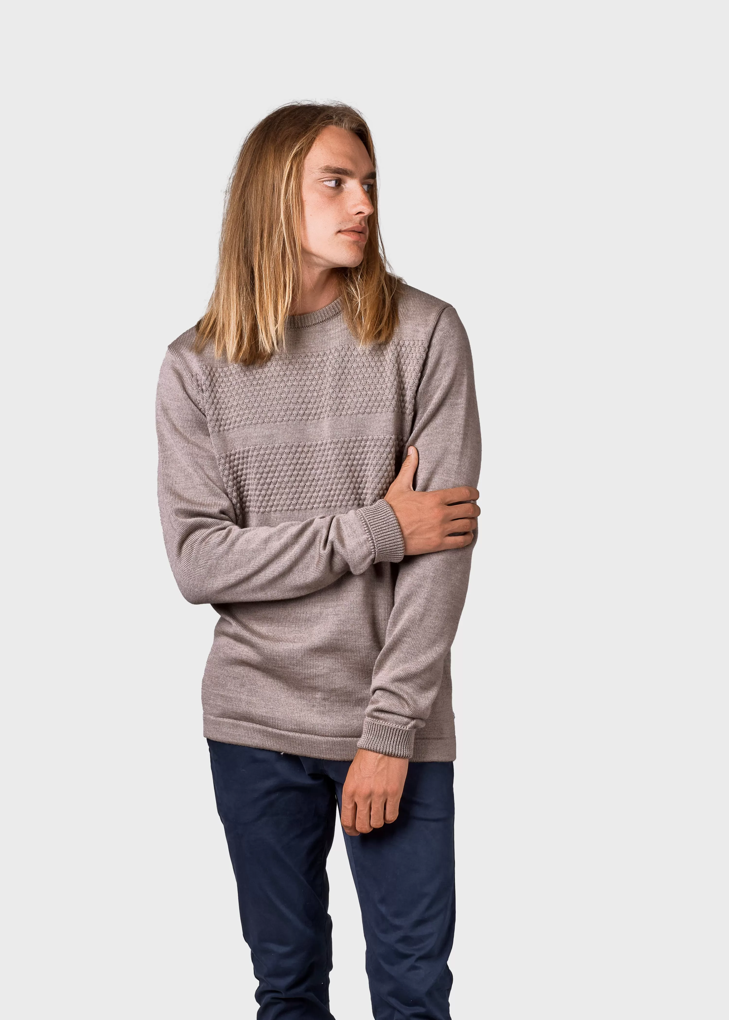 Klitmoller Collective Extrafine Merino wool*Johan knit - Sand