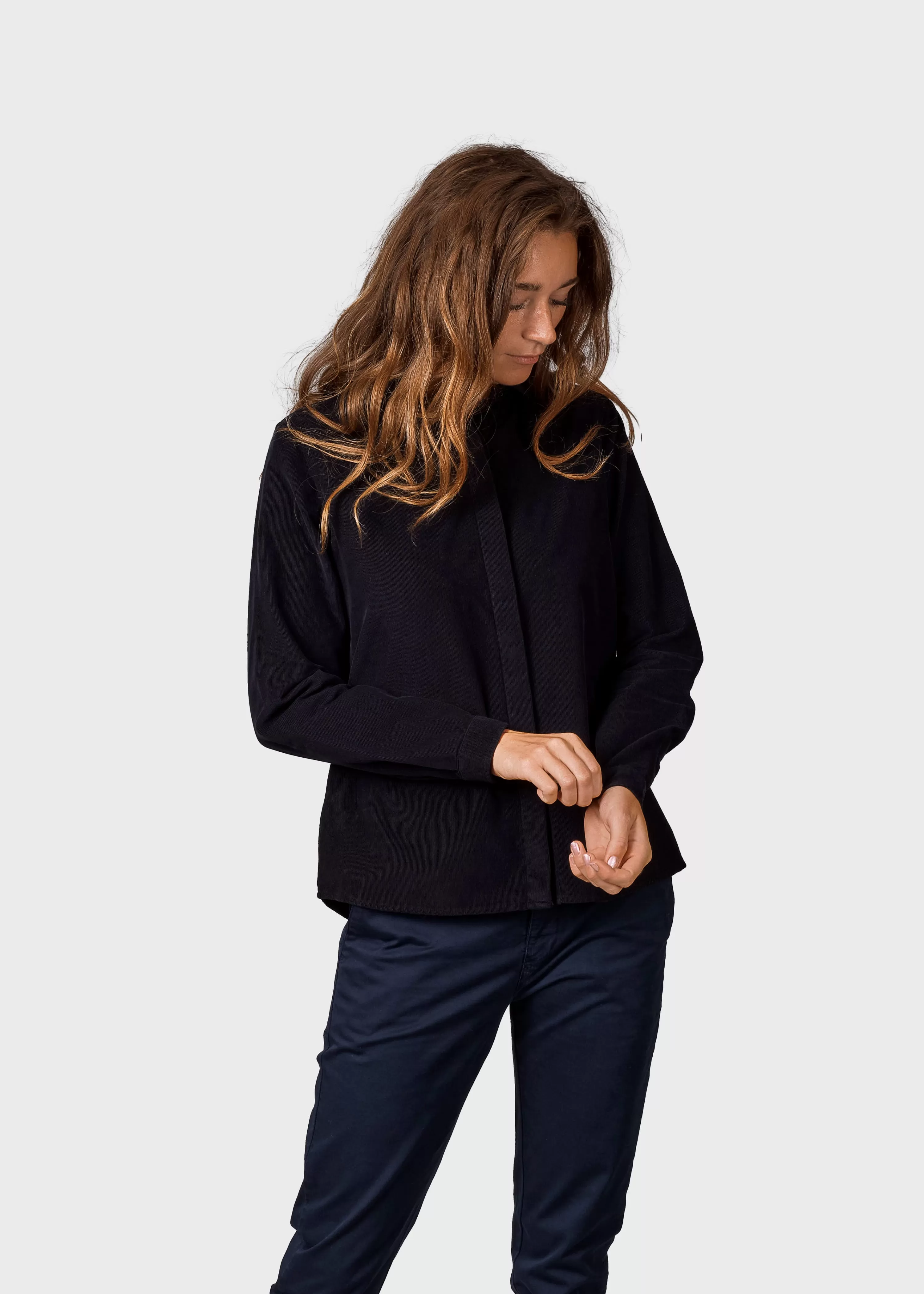 Klitmoller Collective Shirts*Julie corduroy shirt - Black