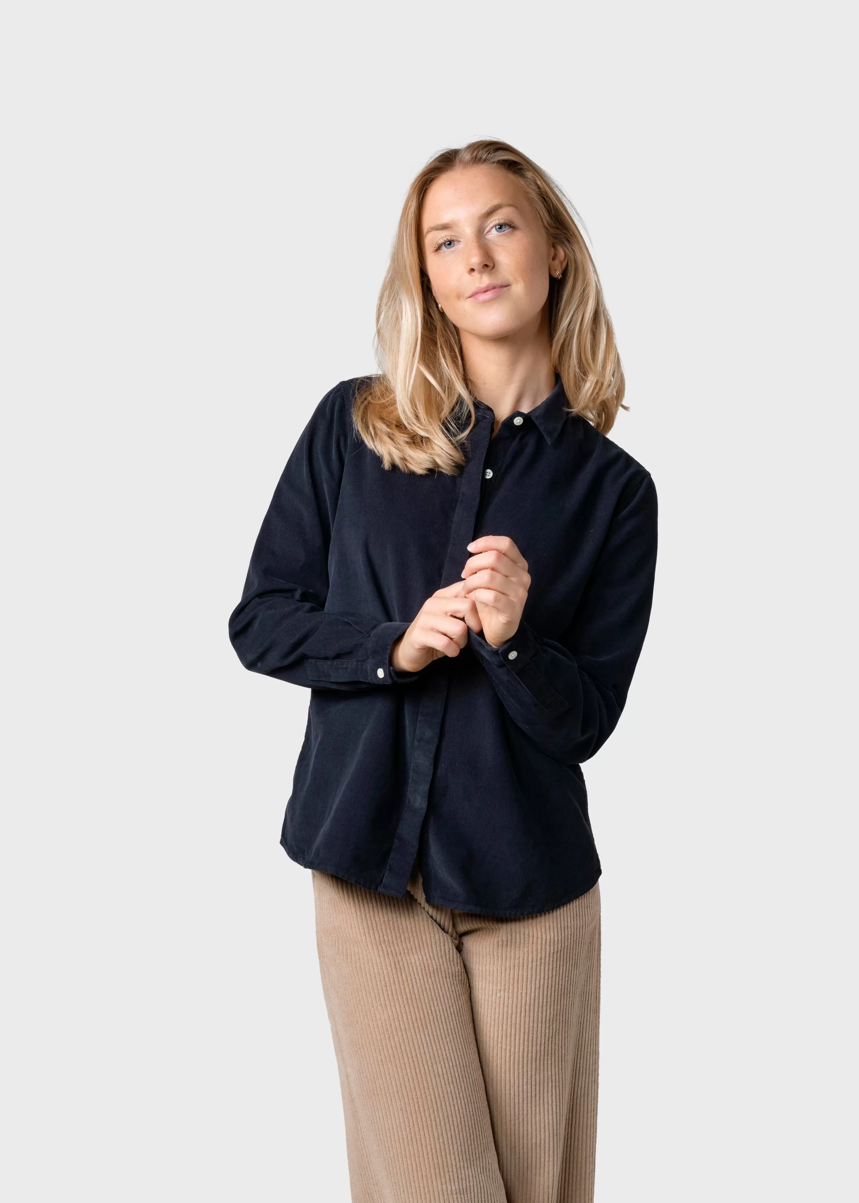 Klitmoller Collective Shirts*Julie corduroy shirt - Navy