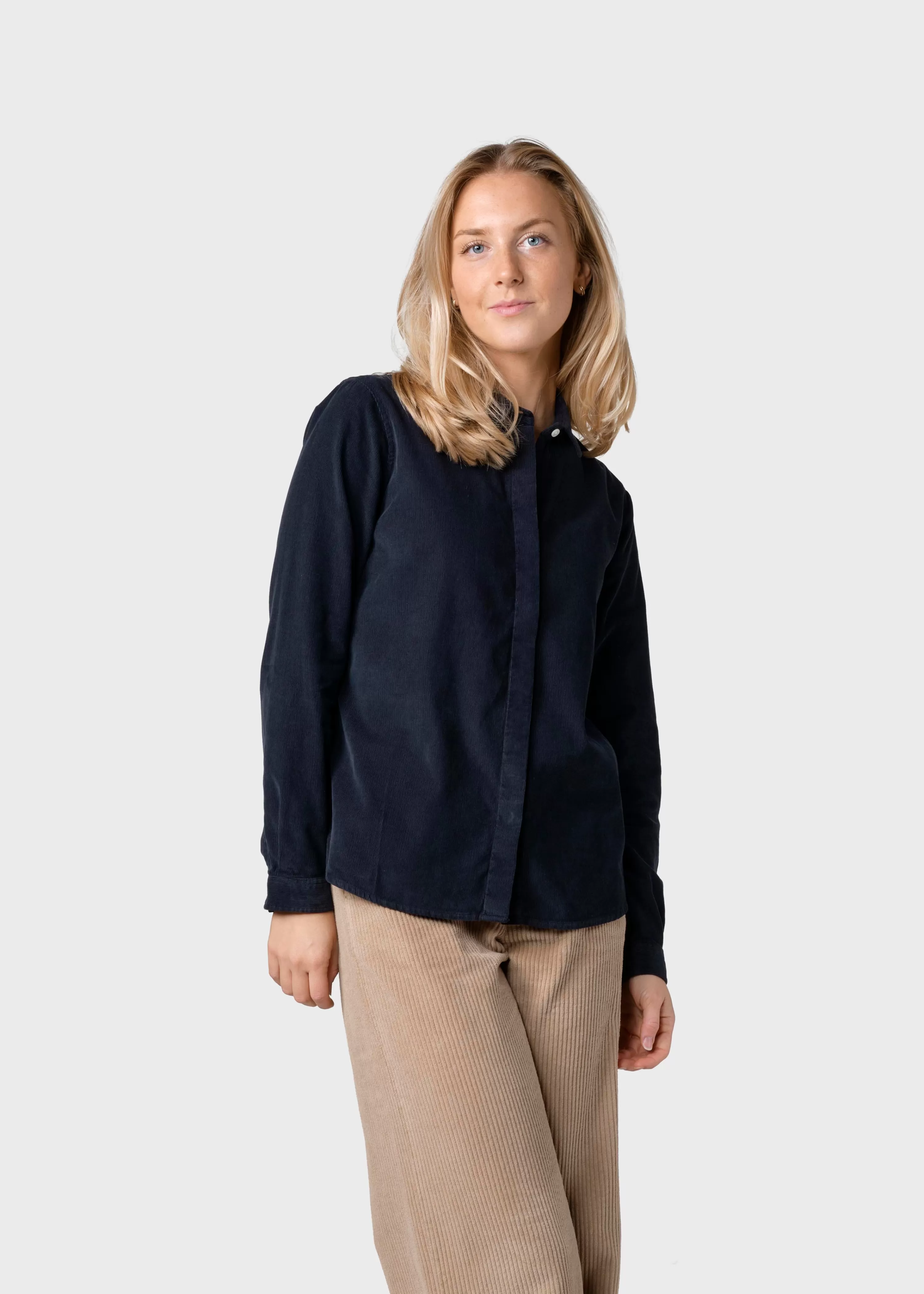 Klitmoller Collective Shirts*Julie corduroy shirt - Navy