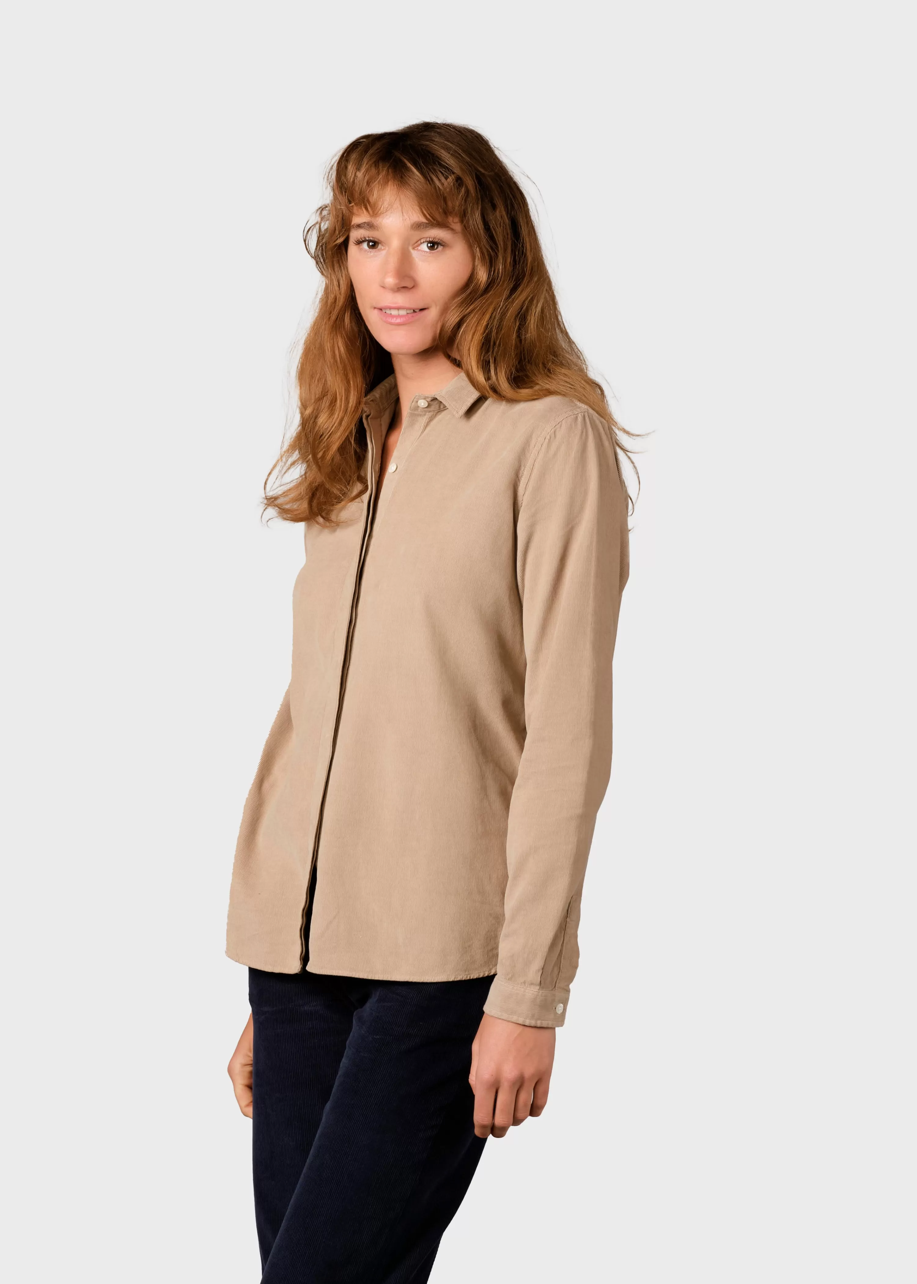 Klitmoller Collective Shirts*Julie corduroy shirt - Sand