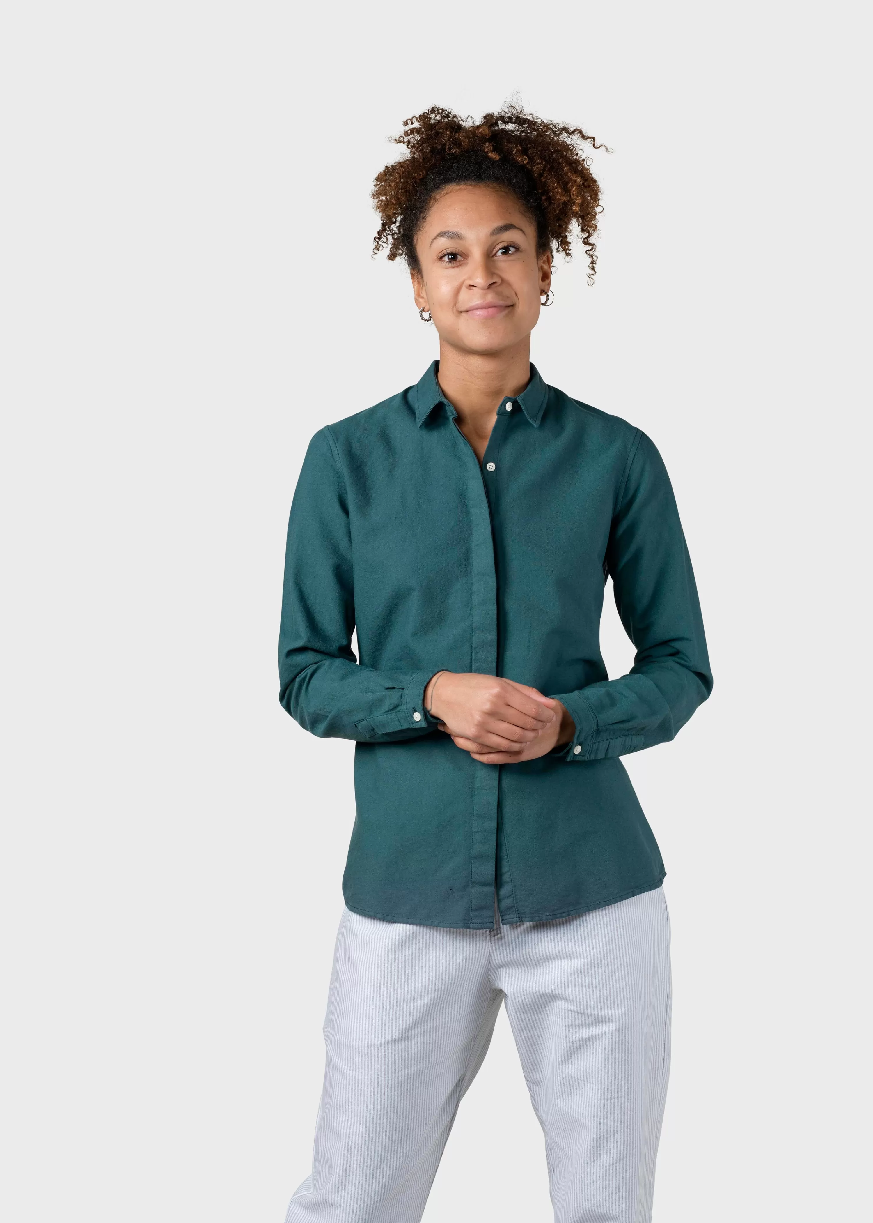 Klitmoller Collective Shirts*Julie shirt - Moss Green