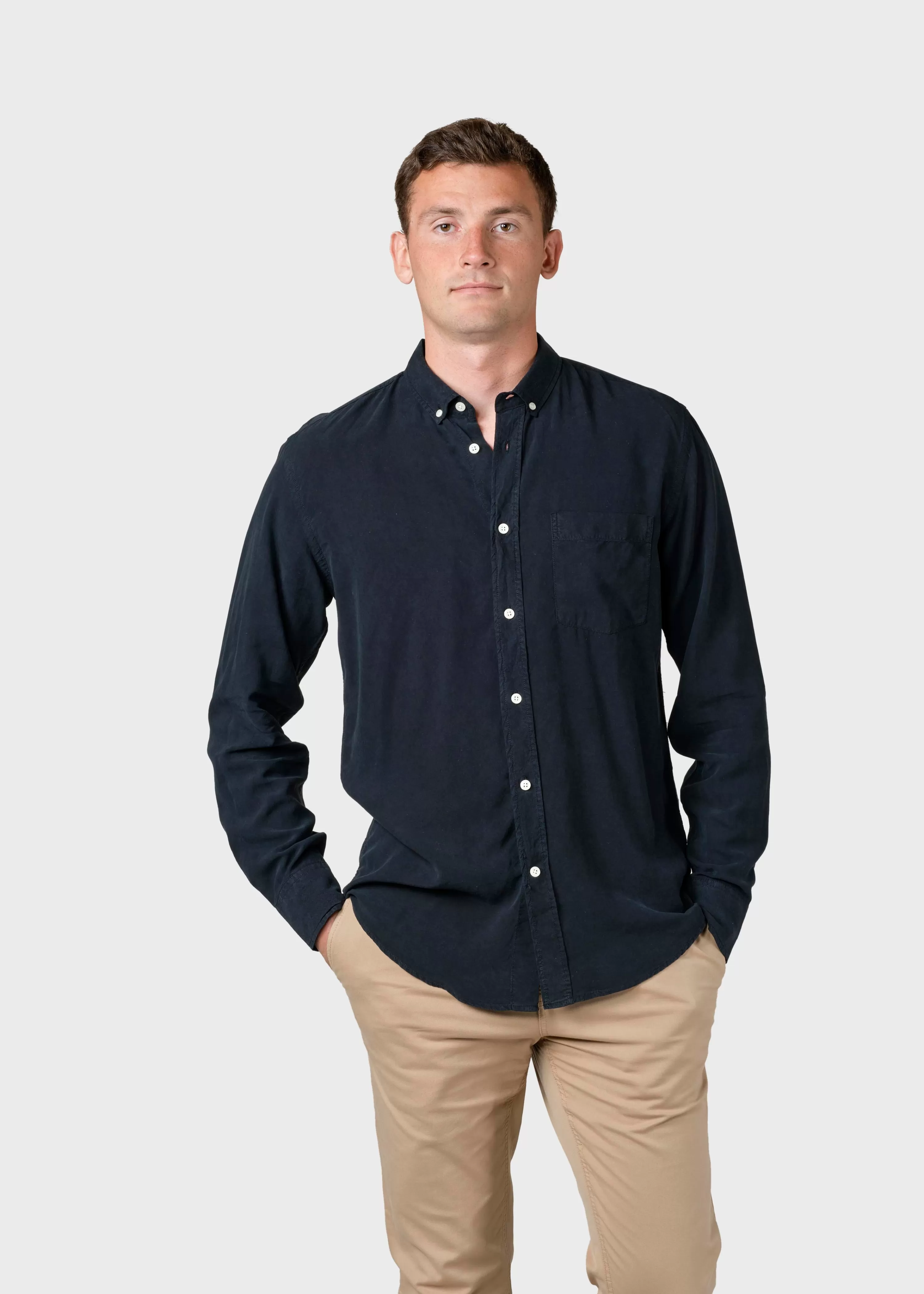 Klitmoller Collective Shirts*Justin shirt - Navy