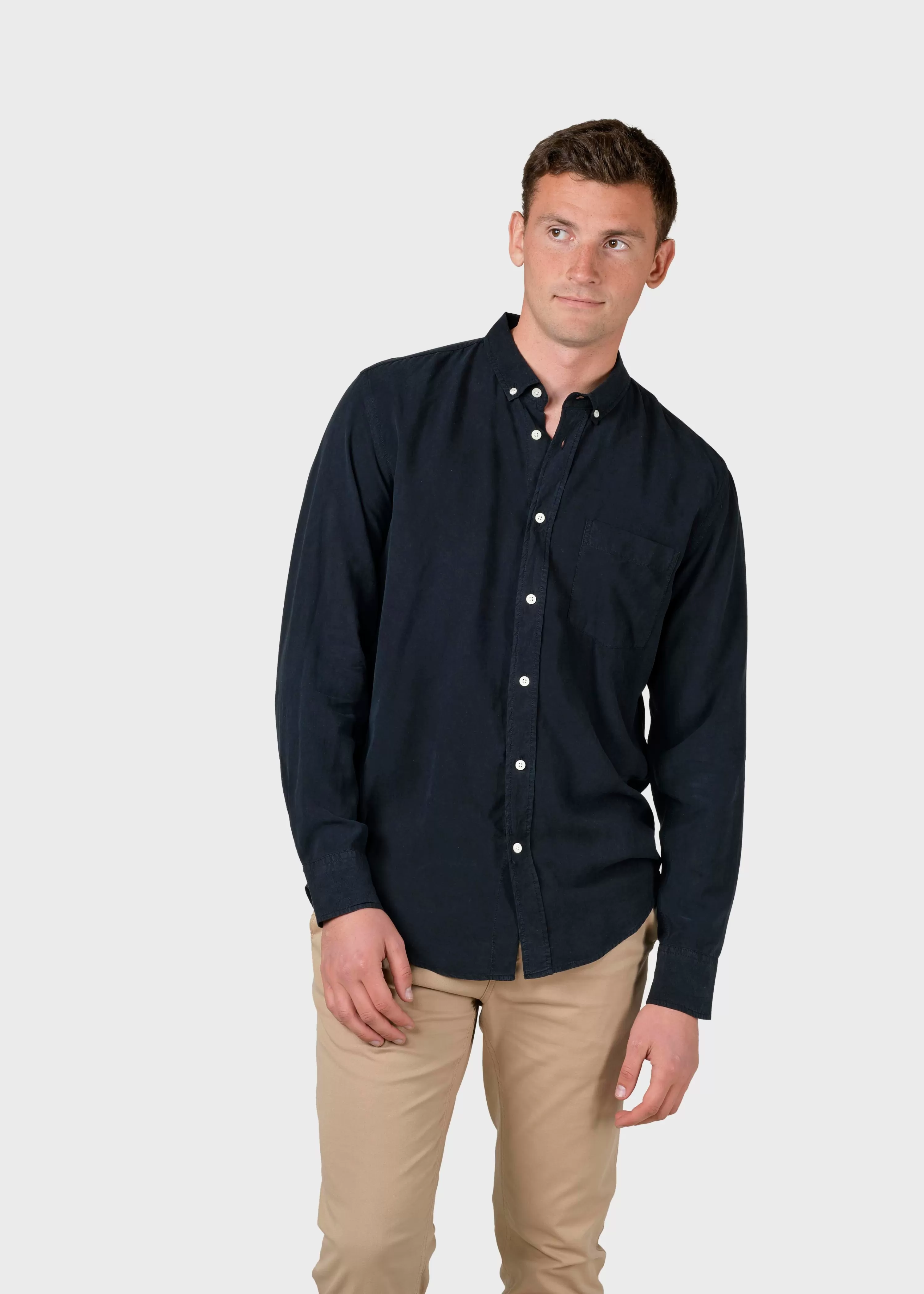 Klitmoller Collective Shirts*Justin shirt - Navy