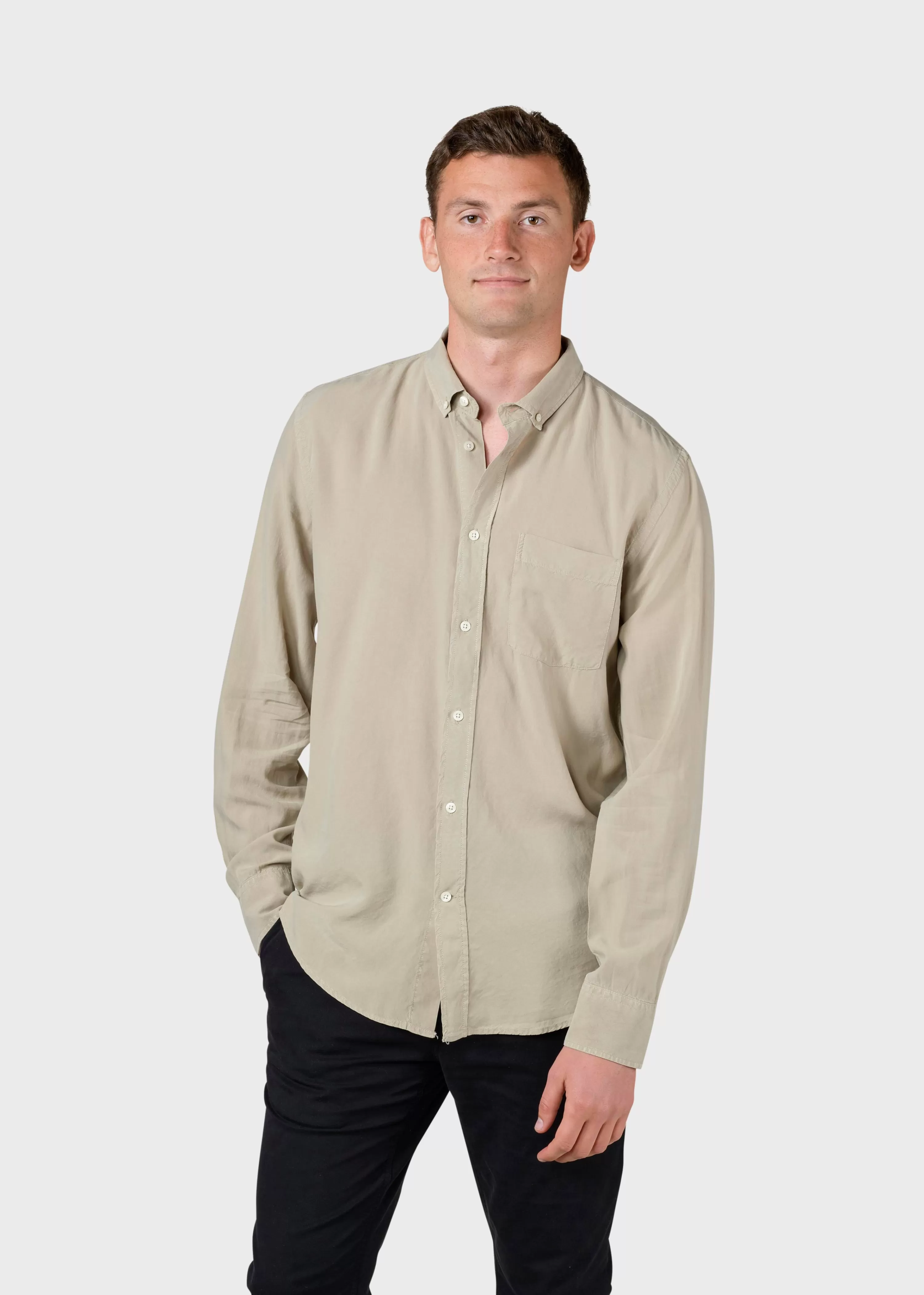 Klitmoller Collective Shirts*Justin shirt - Sand