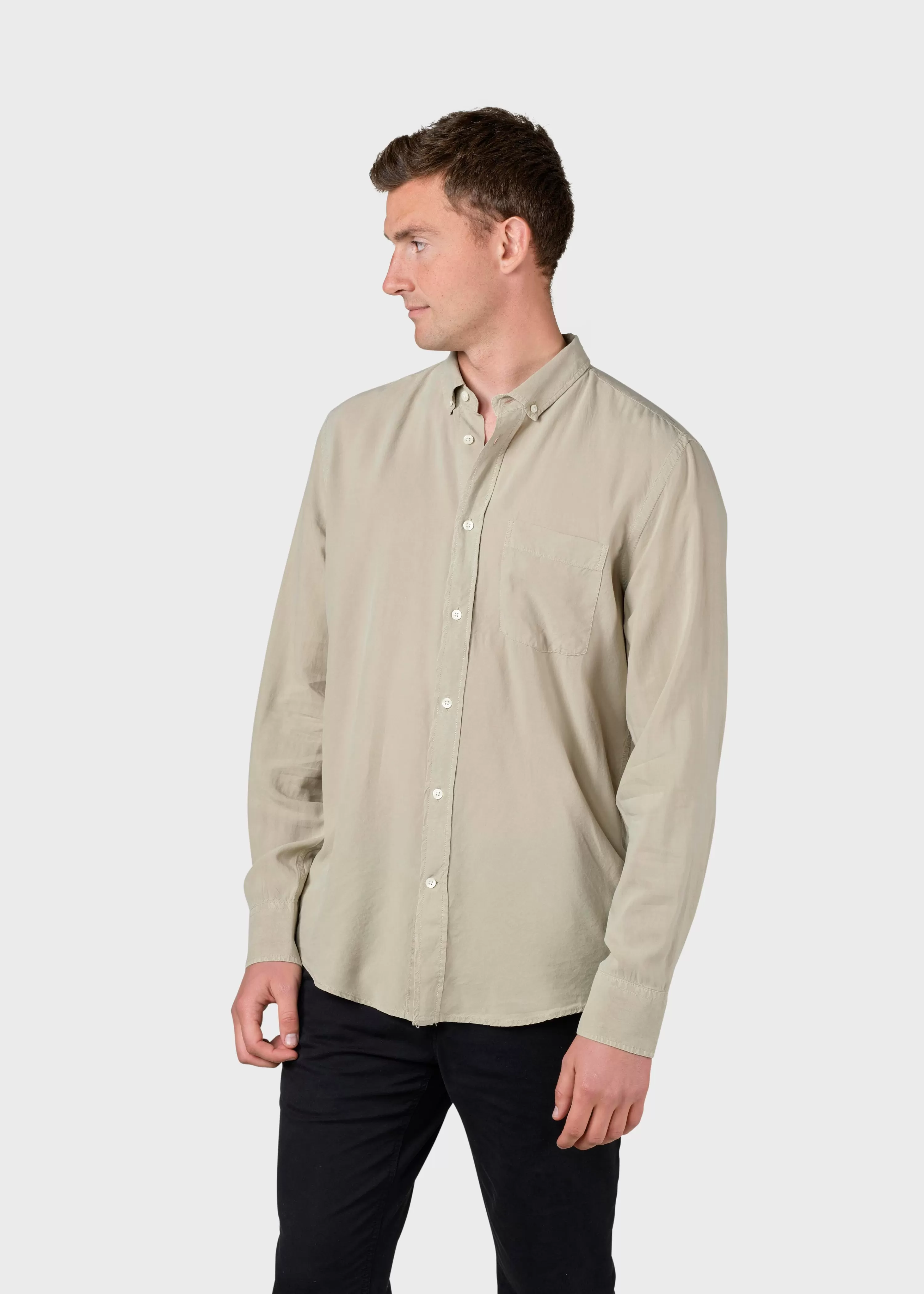 Klitmoller Collective Shirts*Justin shirt - Sand