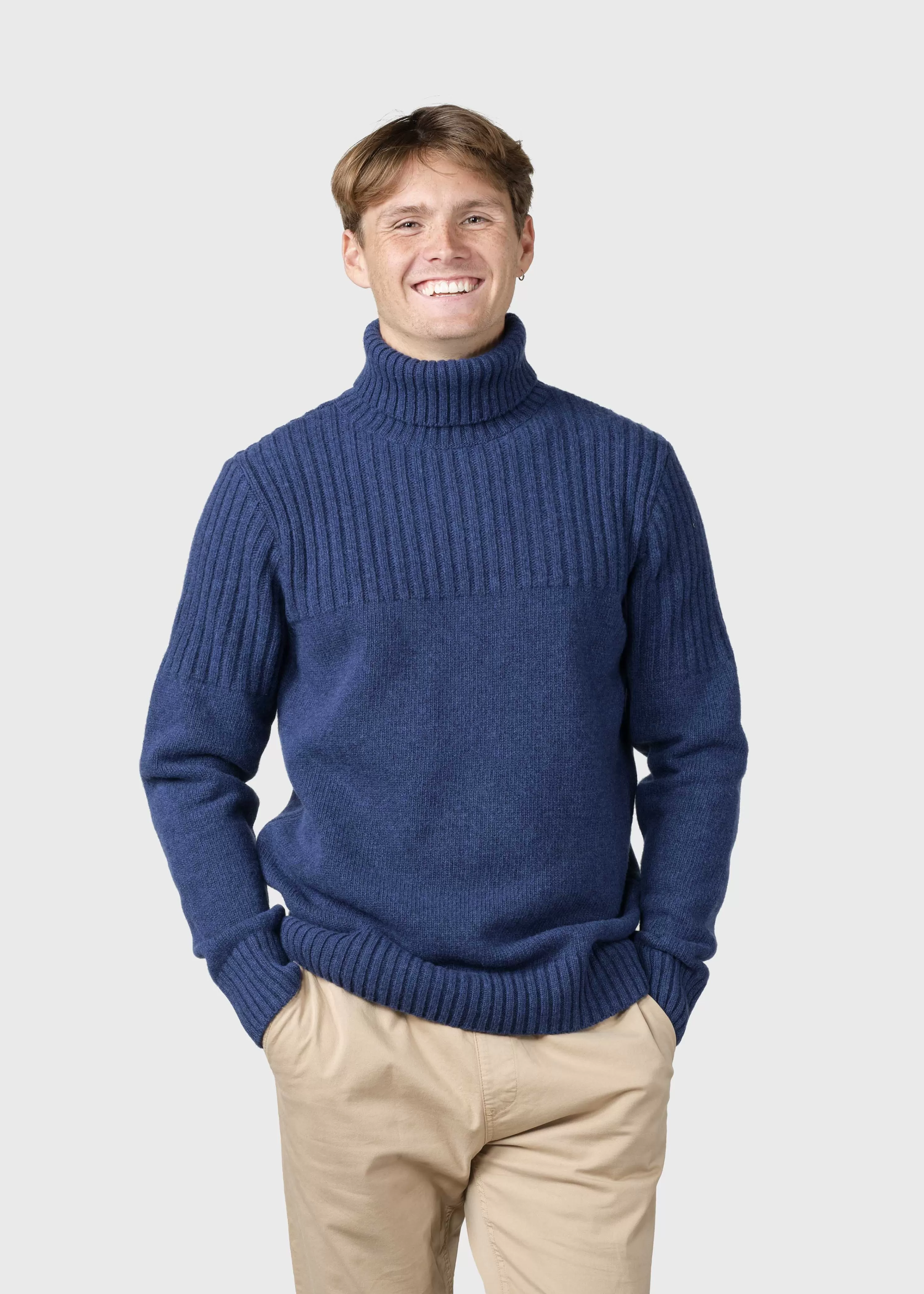 Klitmoller Collective Brushed Merino wool*Karlsson knit - Deep blue