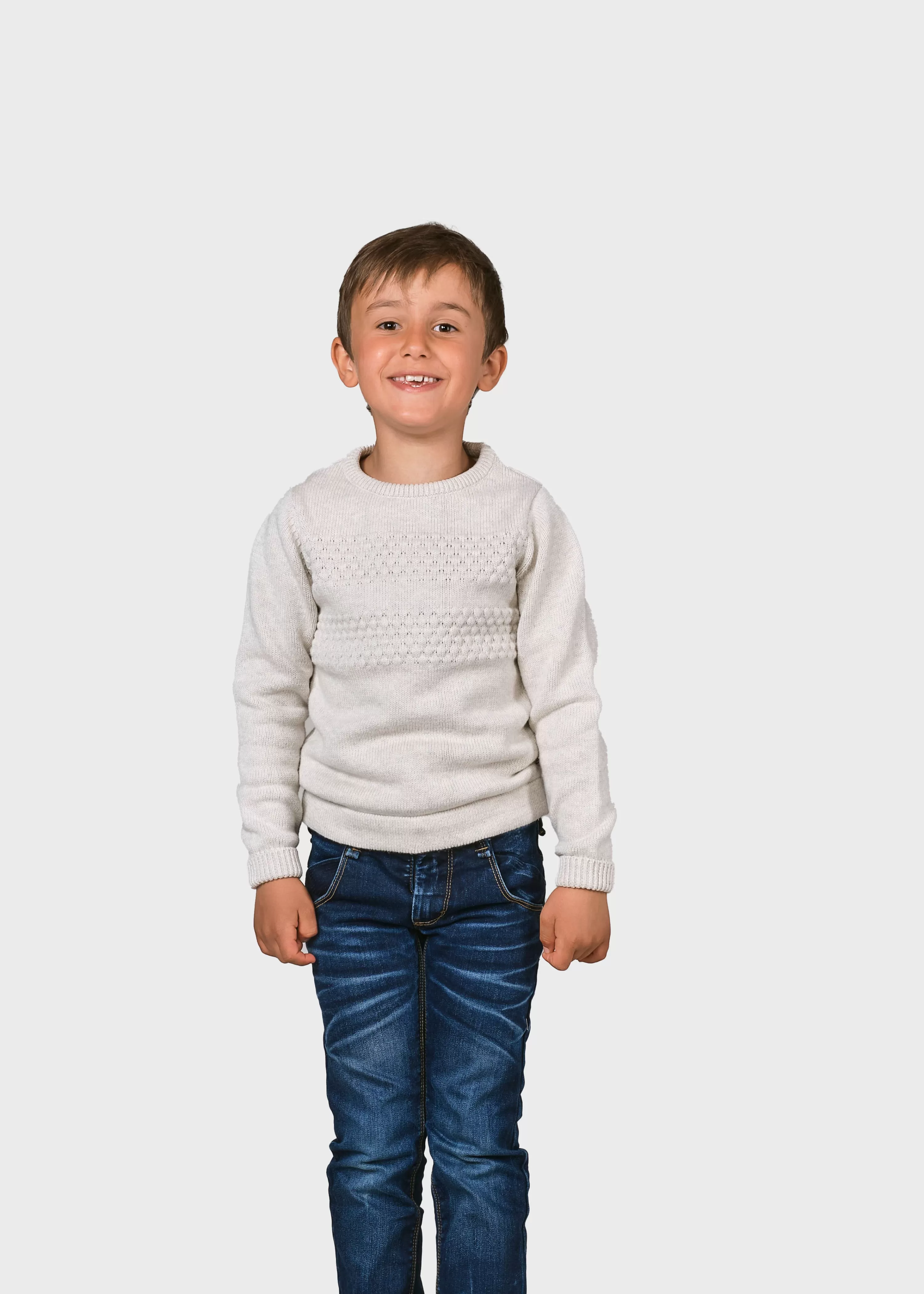 Klitmoller Collective Kids*Kids fisher cotton knit - Cream