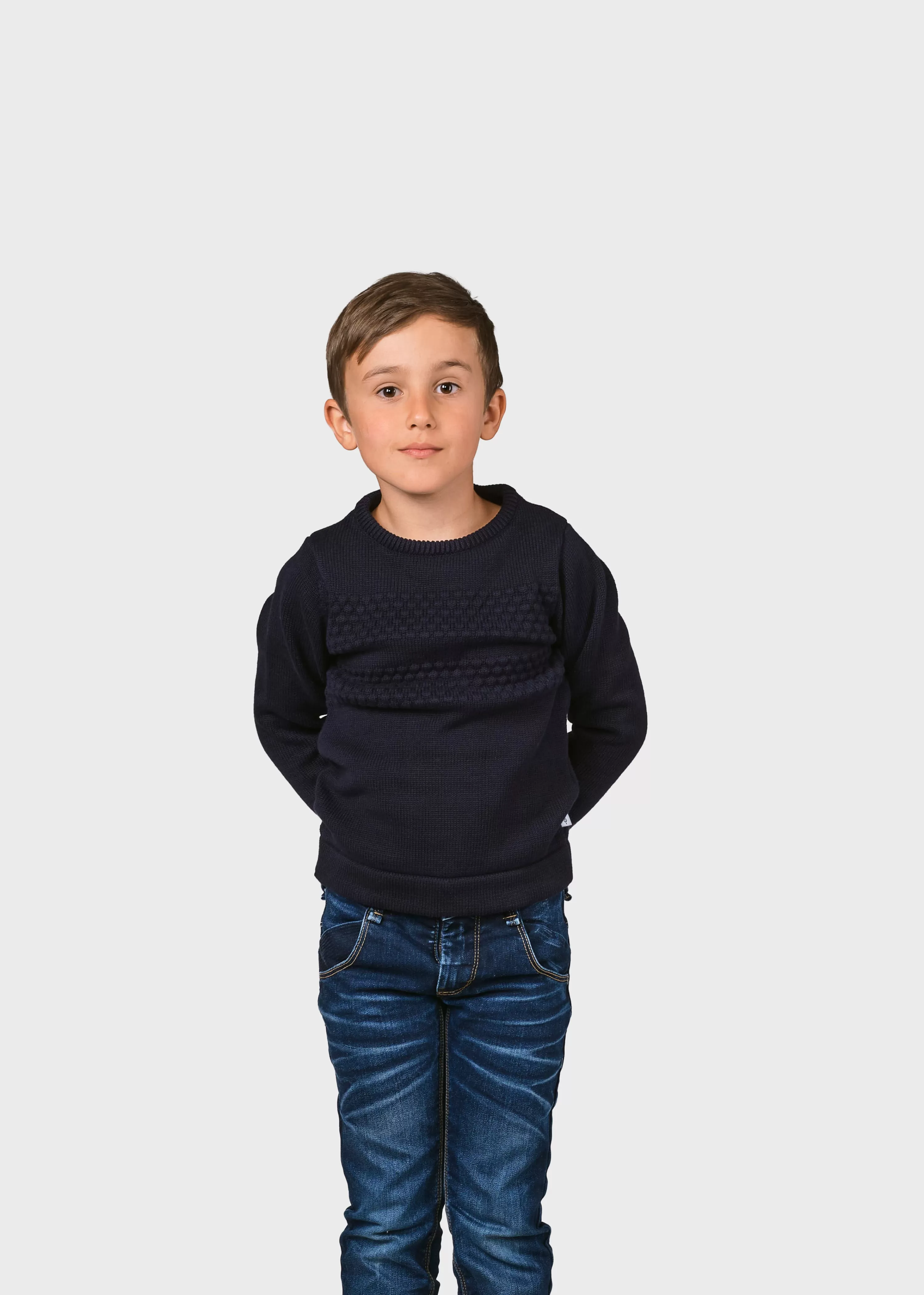 Klitmoller Collective Kids*Kids fisher cotton knit - Navy