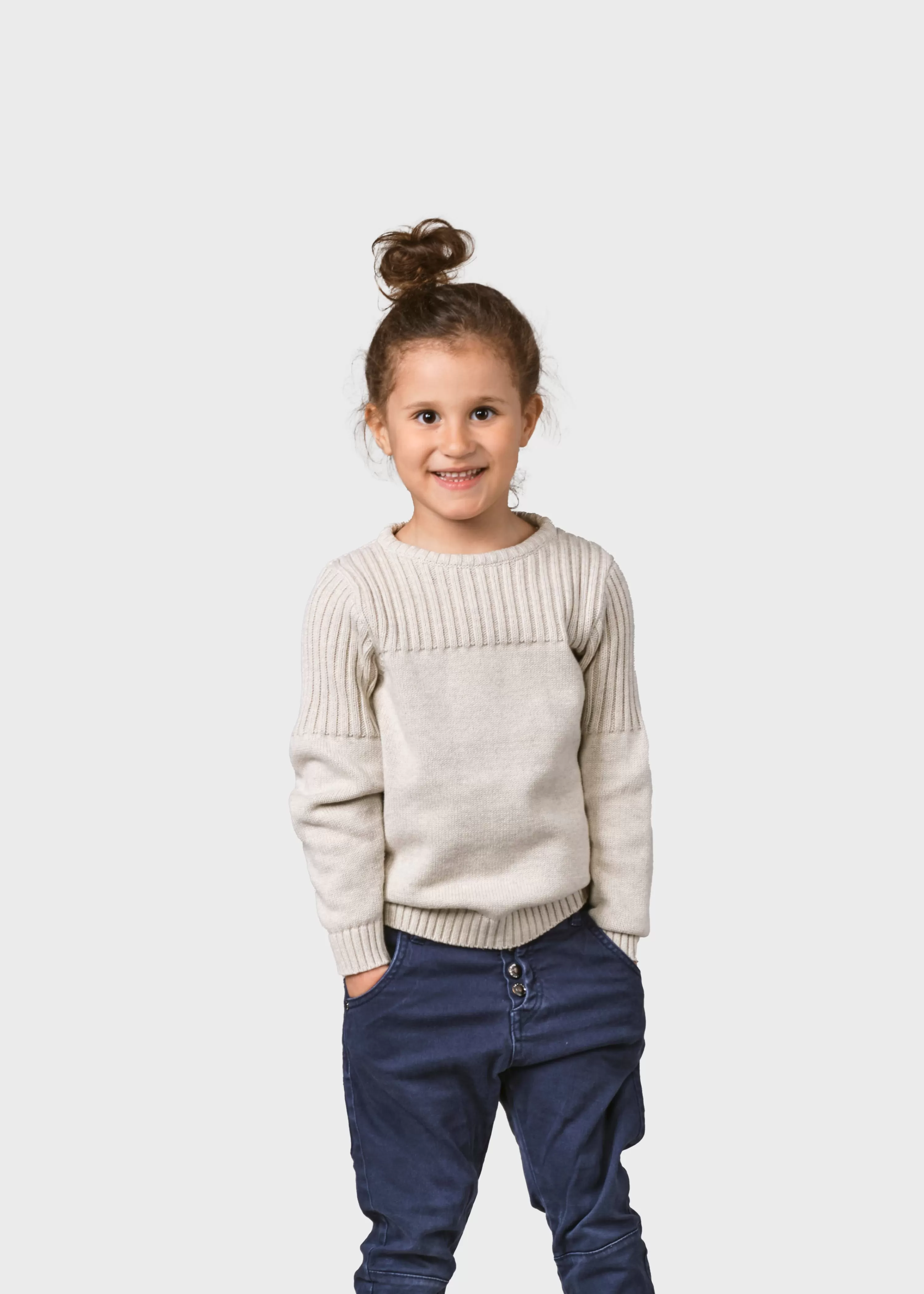 Klitmoller Collective Kids*Kids pattern cotton knit - Cream