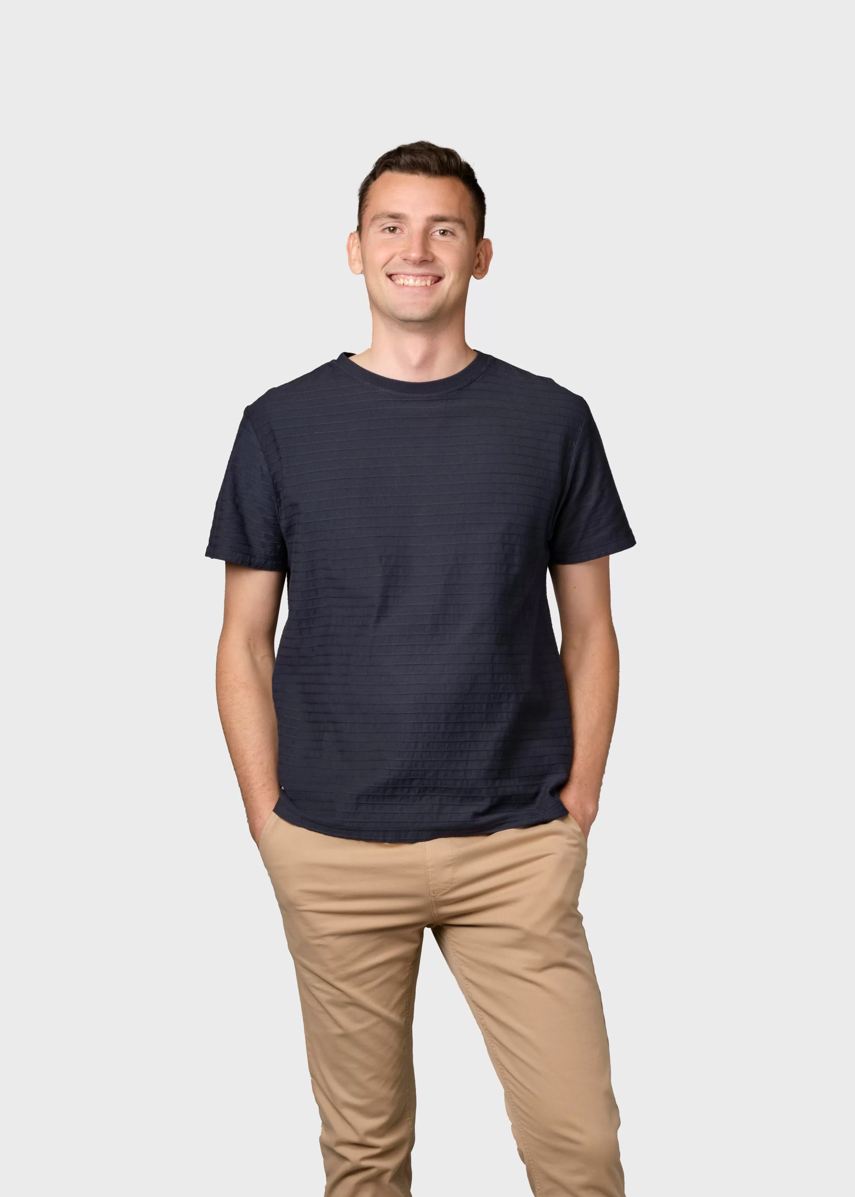 Klitmoller Collective T-shirts*Lauge tee - Navy