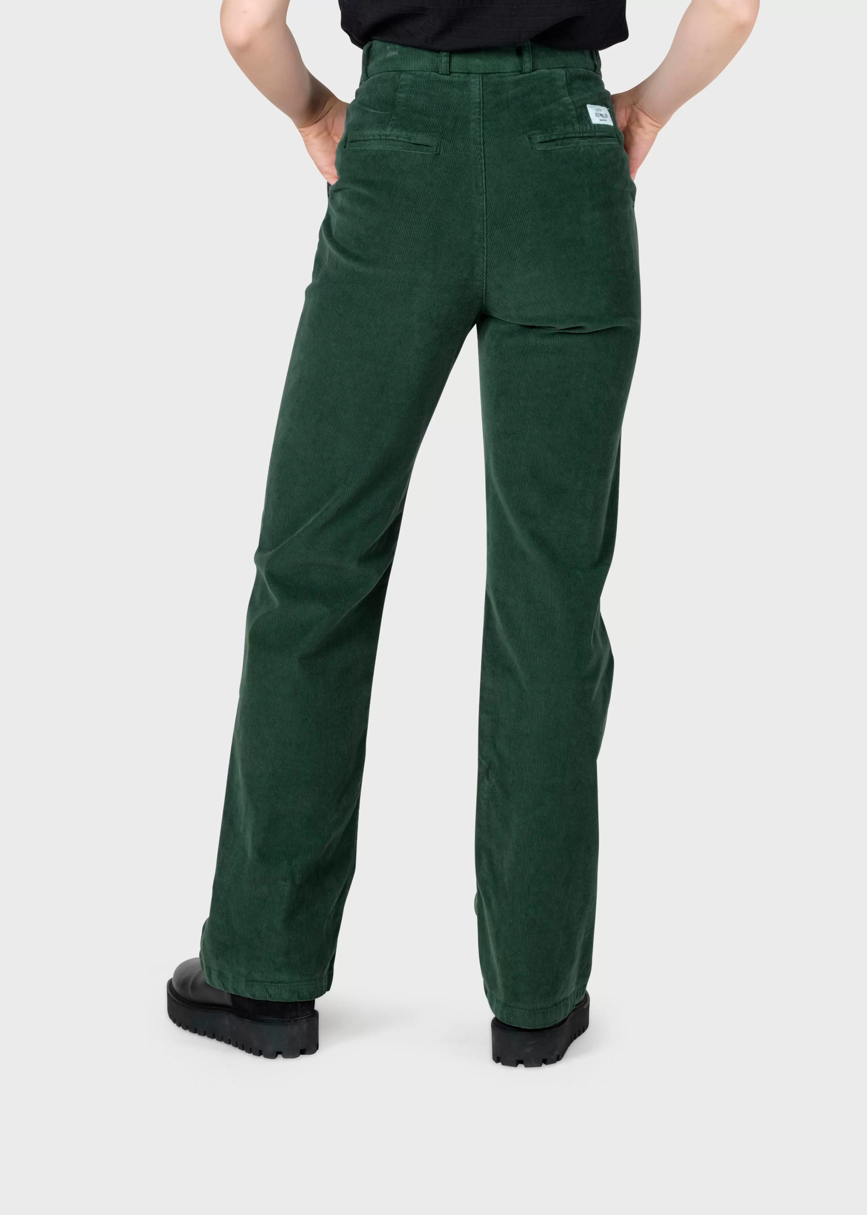 Klitmoller Collective Pants*Lone corduroy pant - Moss Green