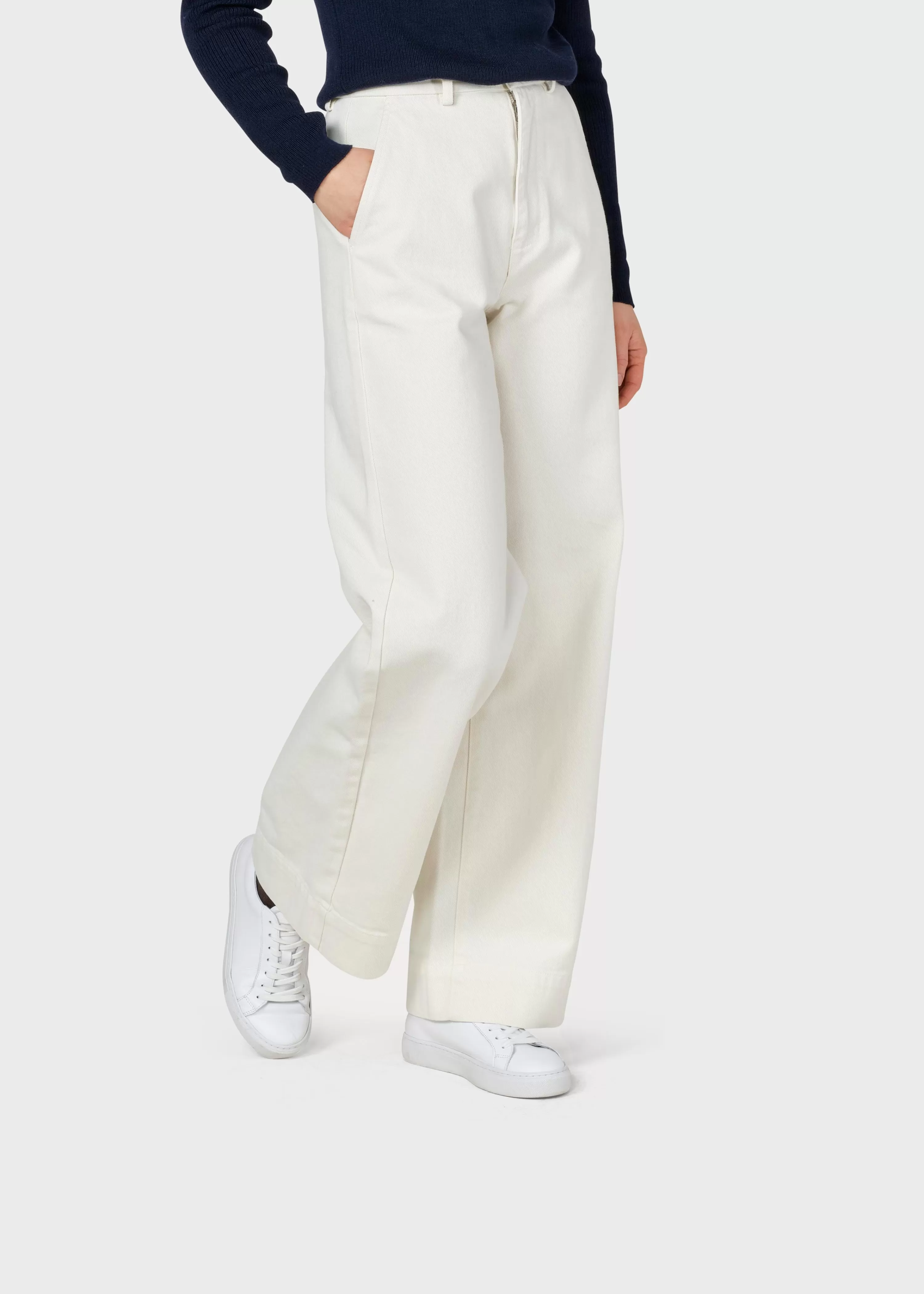 Klitmoller Collective Pants*Lydia denim pant - Cream