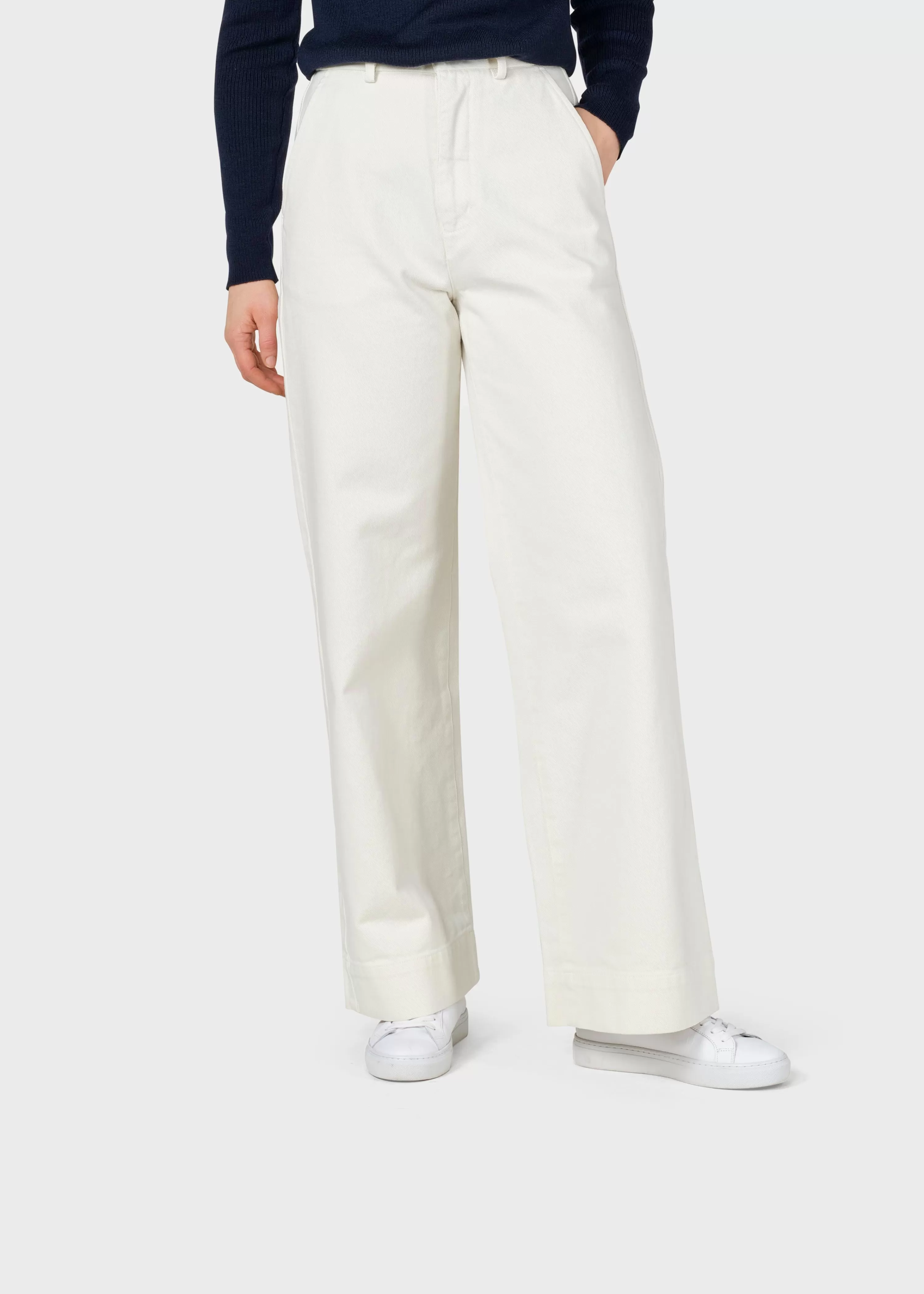 Klitmoller Collective Pants*Lydia denim pant - Cream