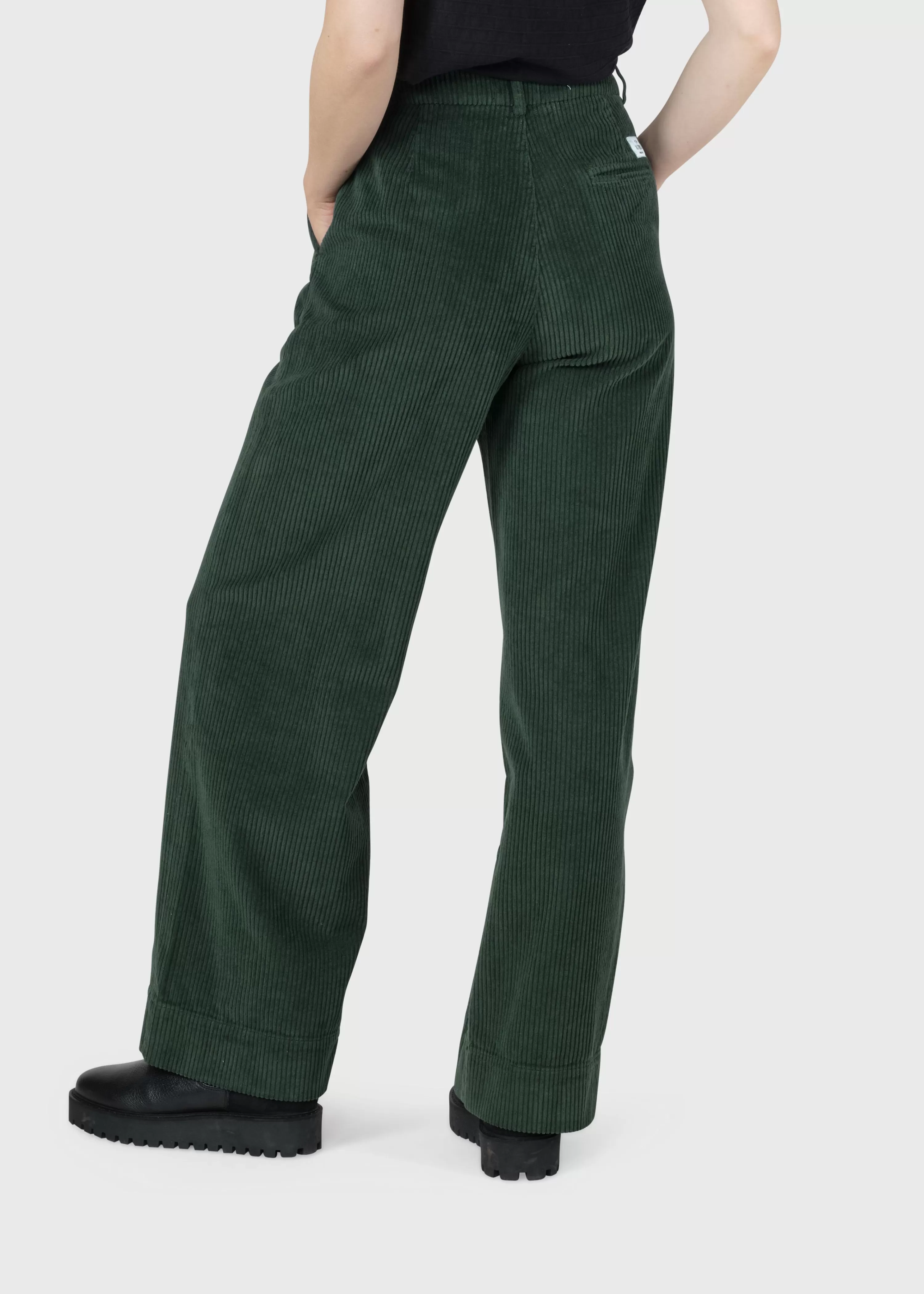 Klitmoller Collective Pants*Lydia jumbo corduroy pant - Moss Green