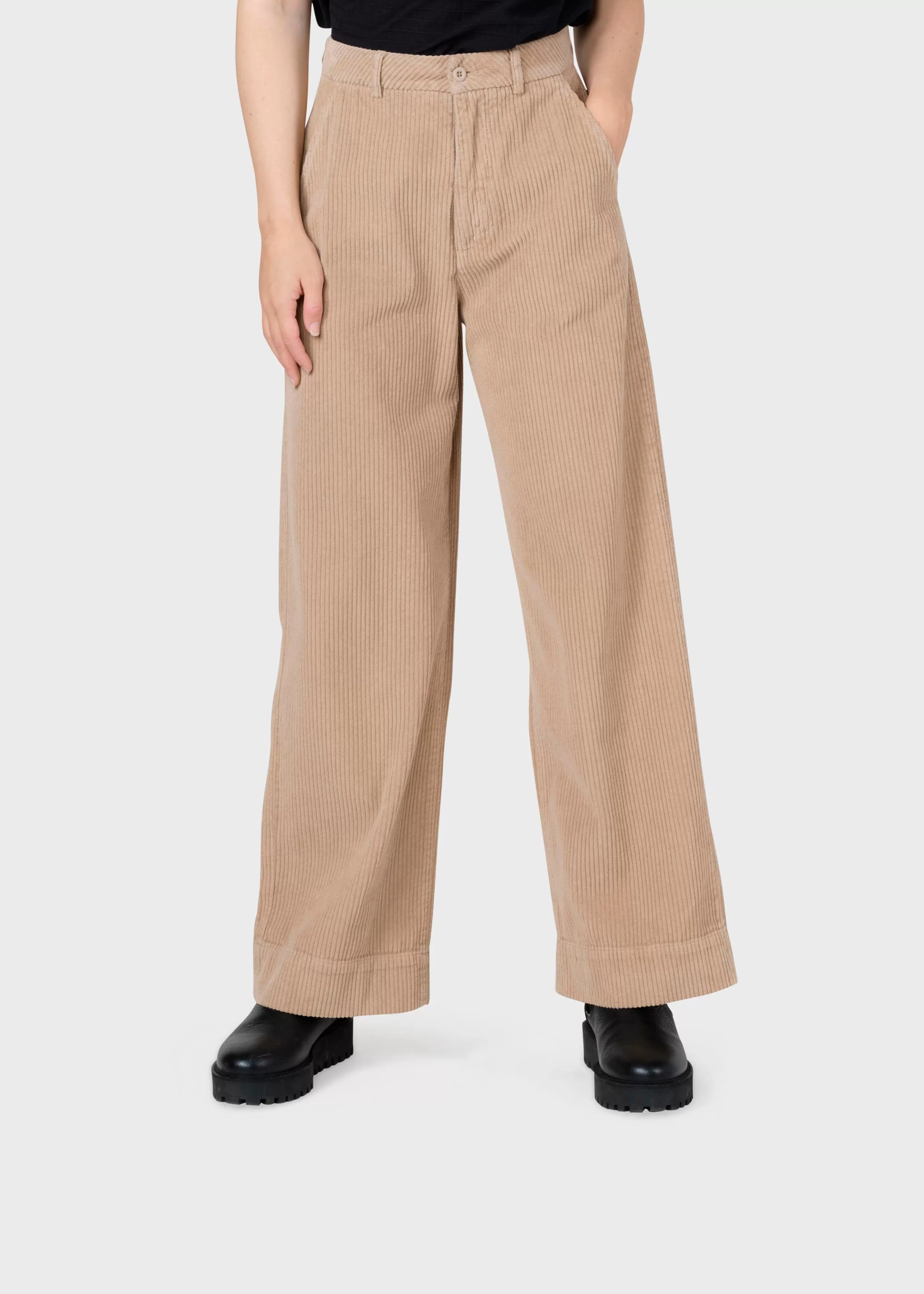 Klitmoller Collective Pants*Lydia jumbo corduroy pant - Sand