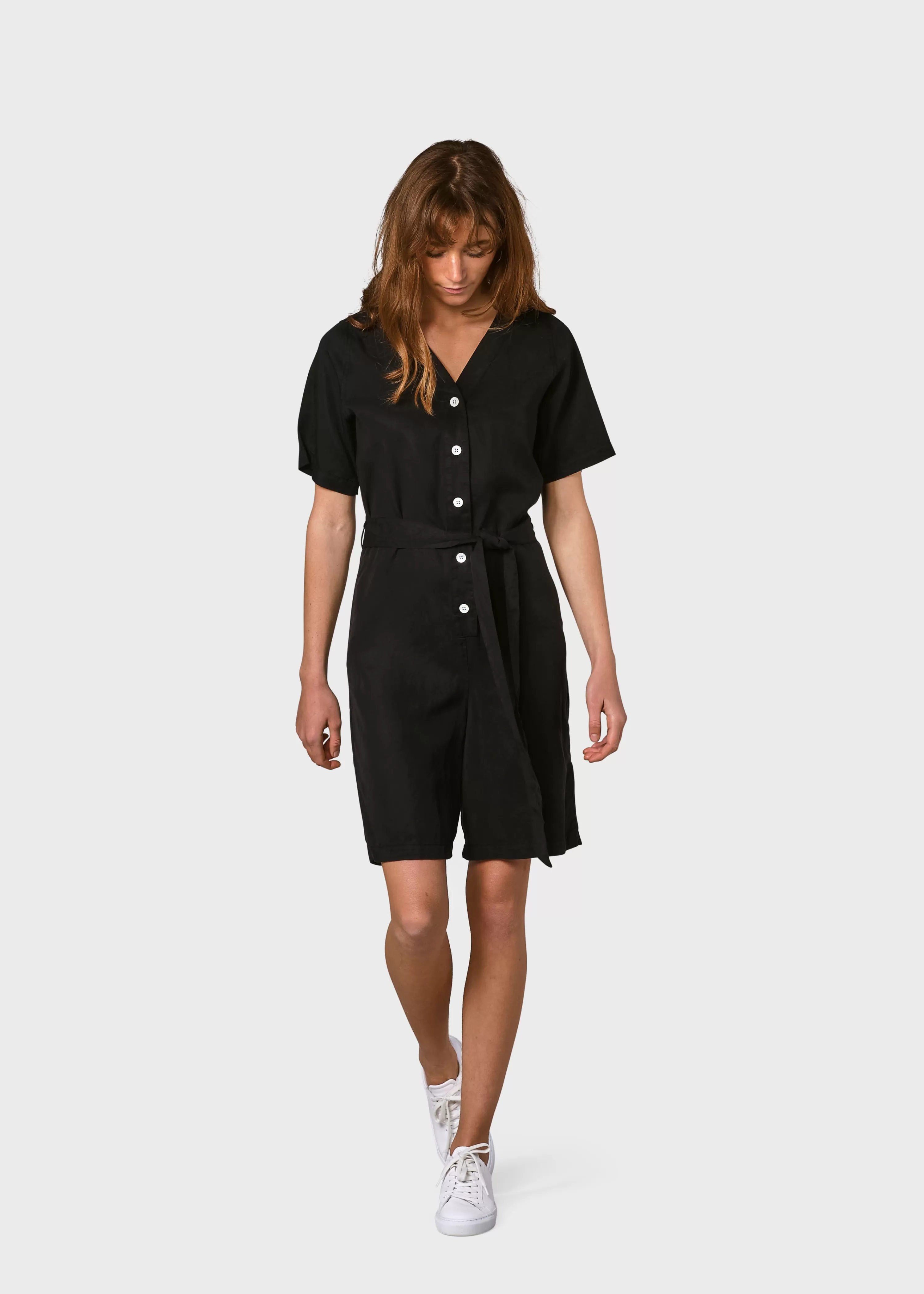 Klitmoller Collective Jumpsuits*Marna short jumpsuit - Black