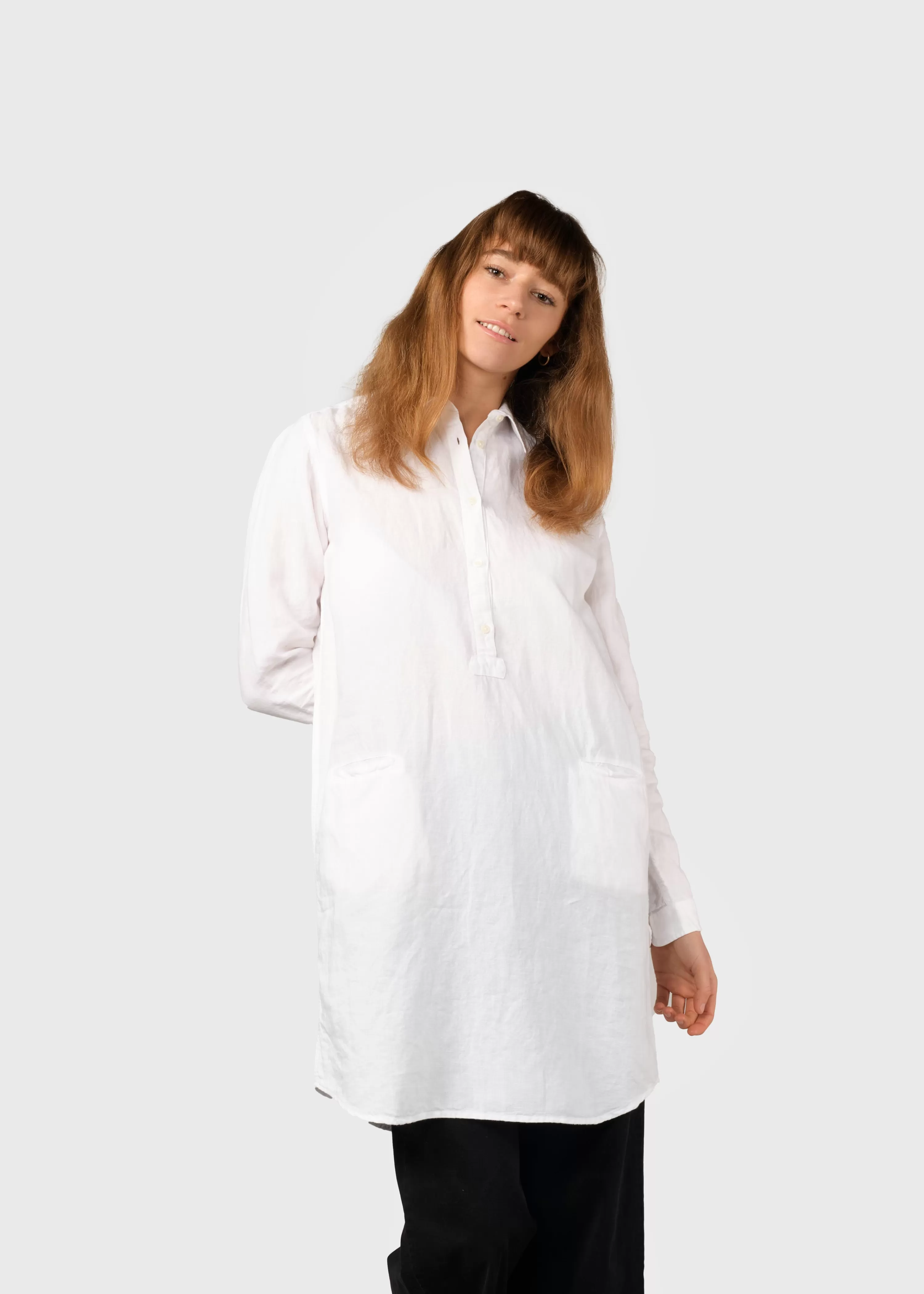 Klitmoller Collective Shirts*Mathilde linen shirt - White