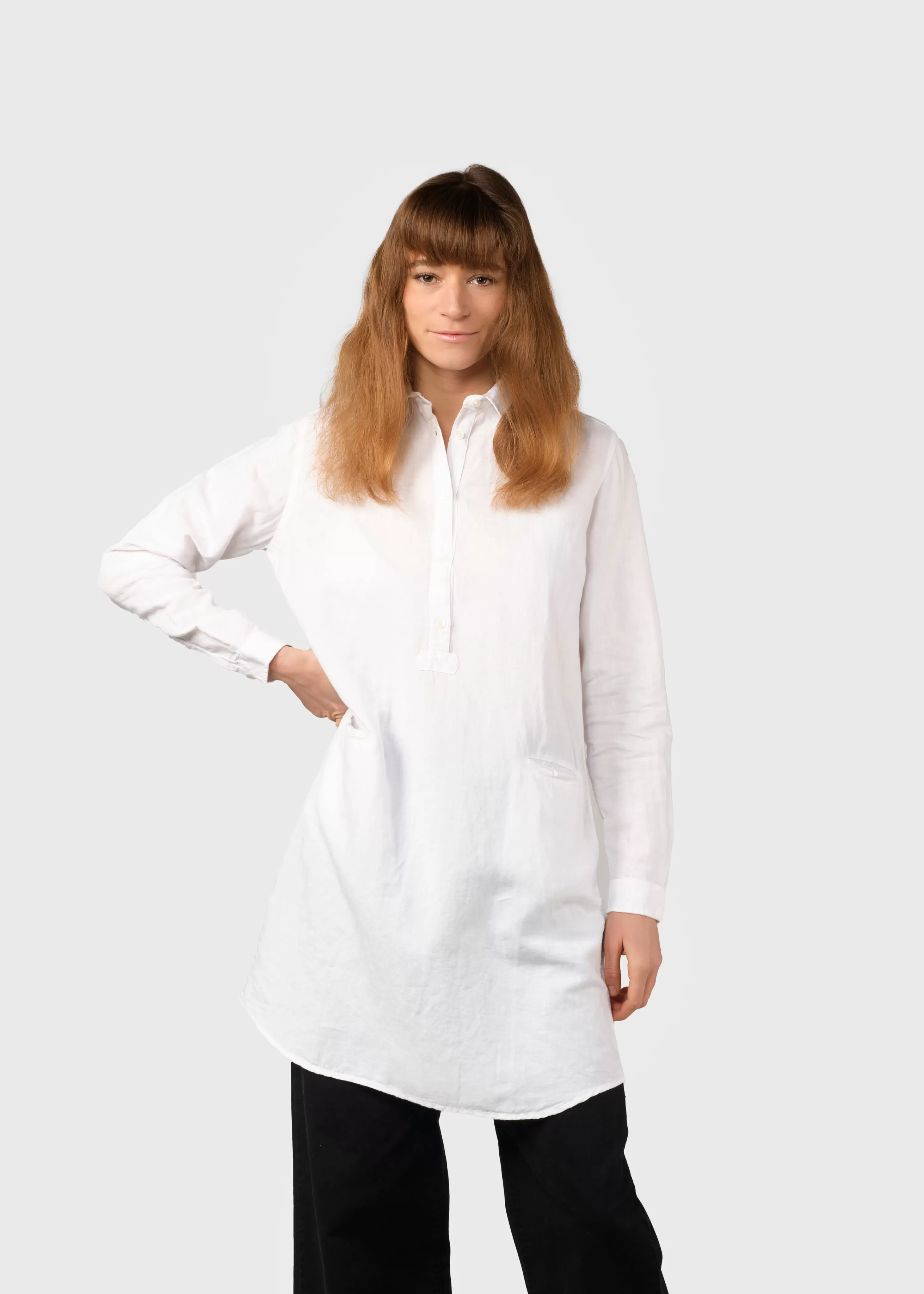 Klitmoller Collective Shirts*Mathilde linen shirt - White