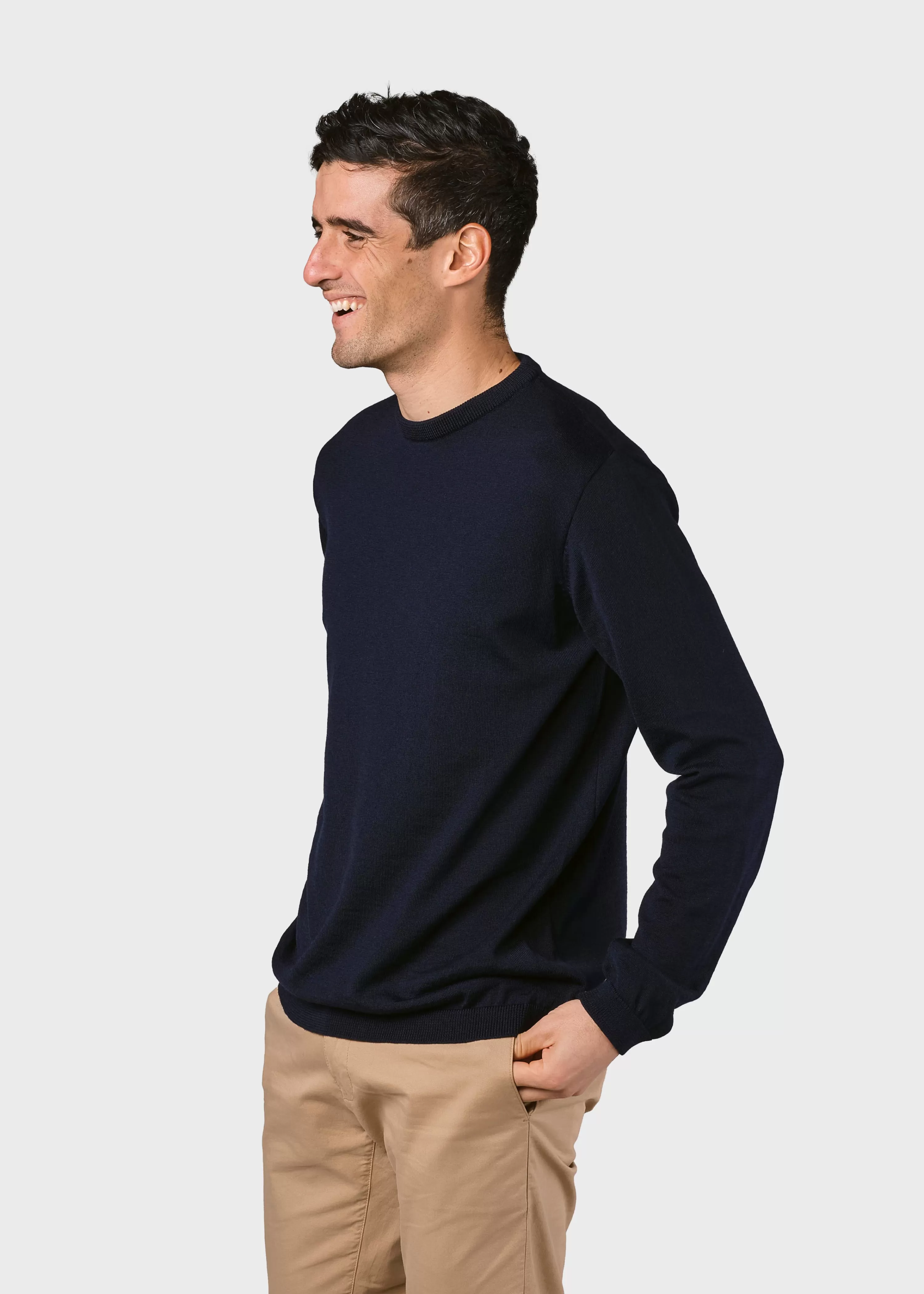 Klitmoller Collective Extrafine Merino wool*Mens basic merino knit -