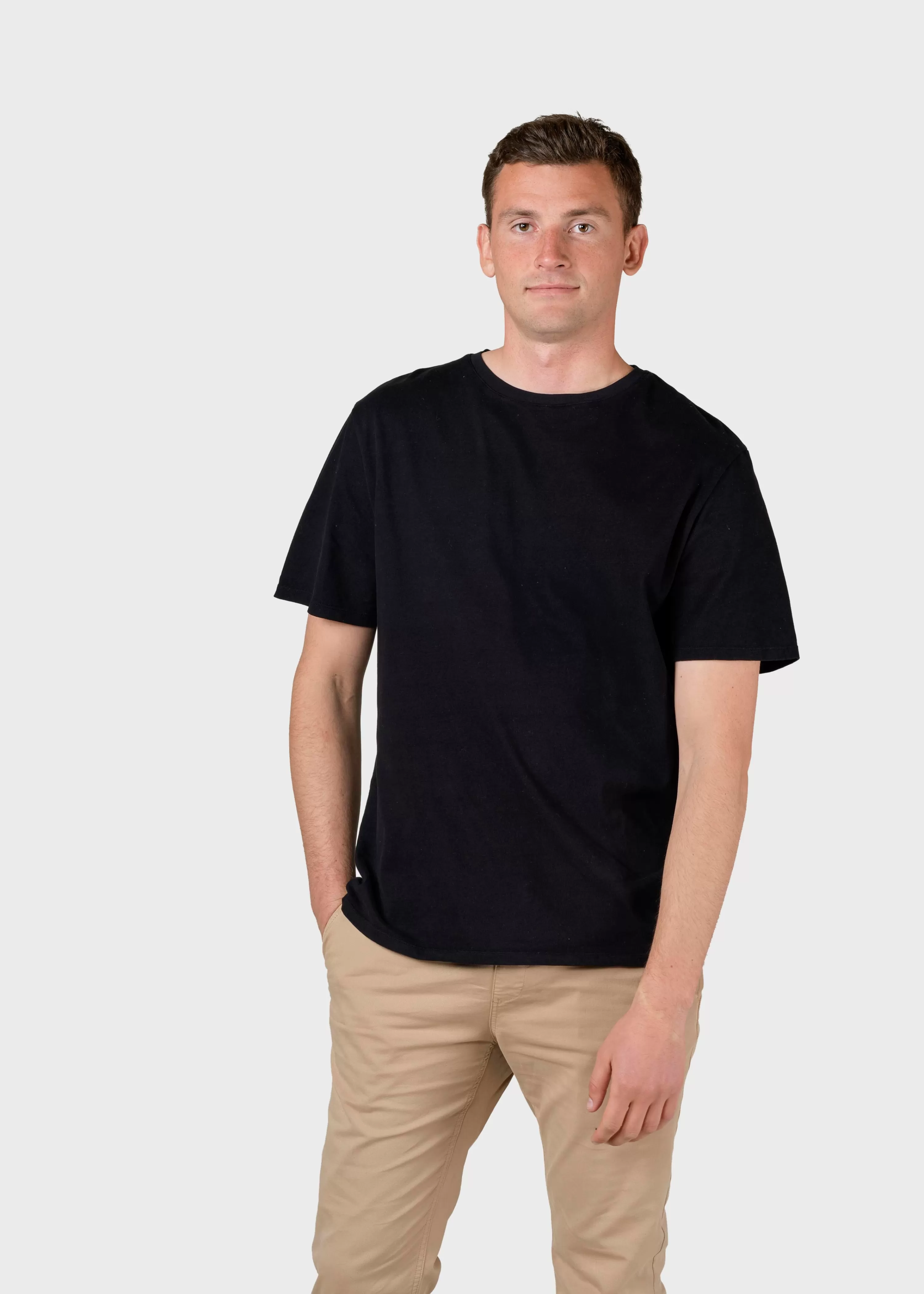 Klitmoller Collective T-shirts*Mens boxy tee - Black