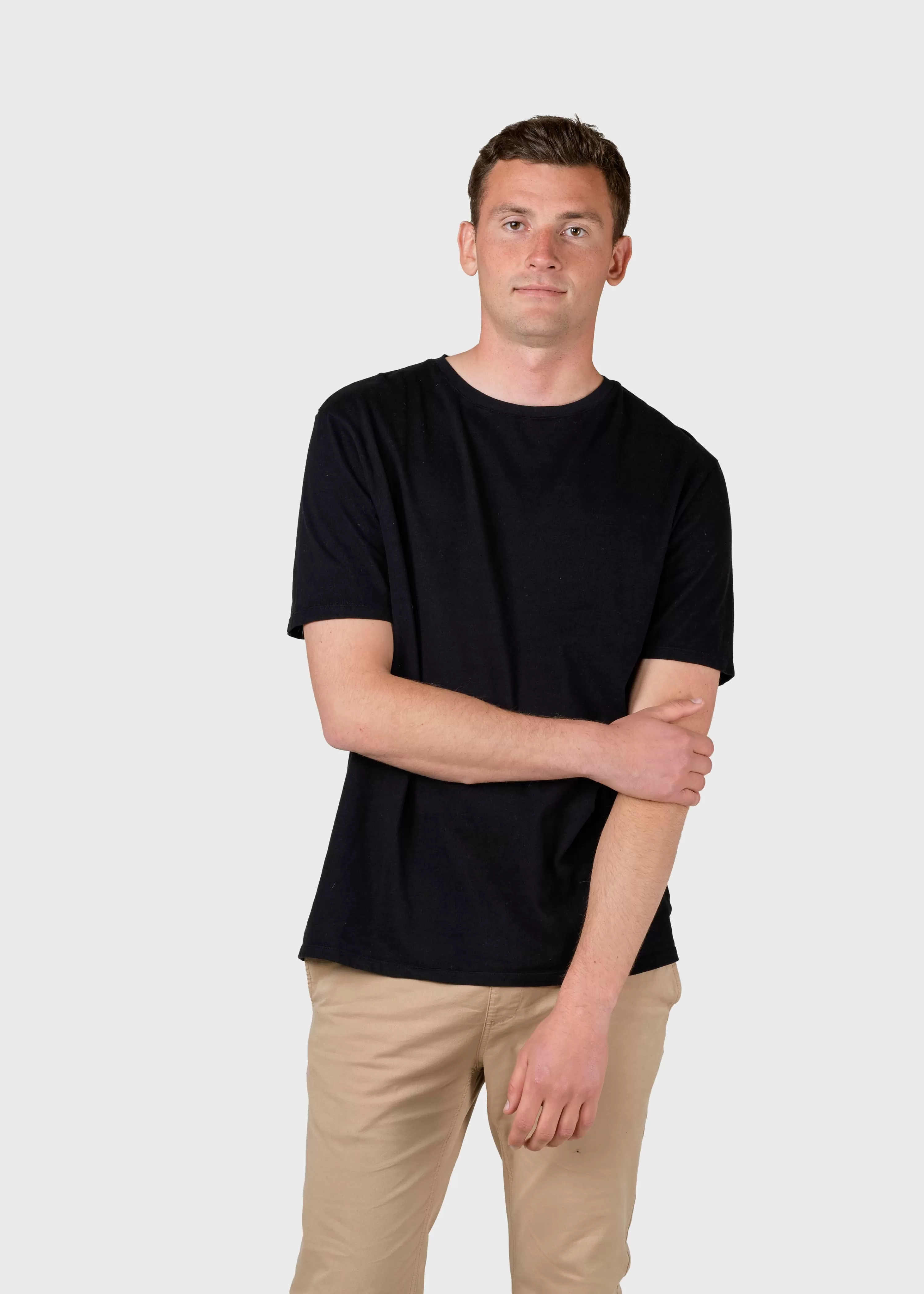 Klitmoller Collective T-shirts*Mens boxy tee - Black