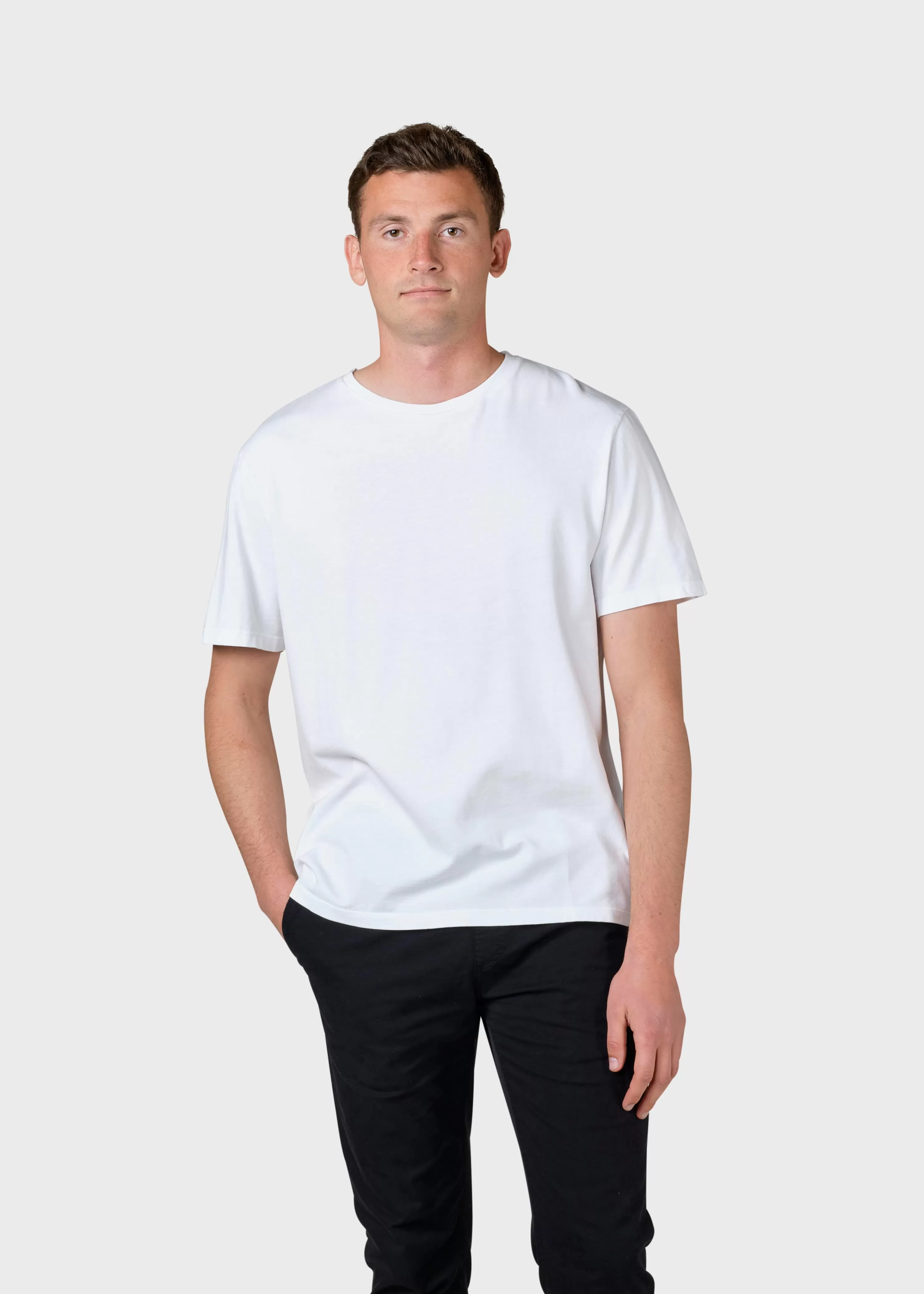 Klitmoller Collective T-shirts*Mens boxy tee - White