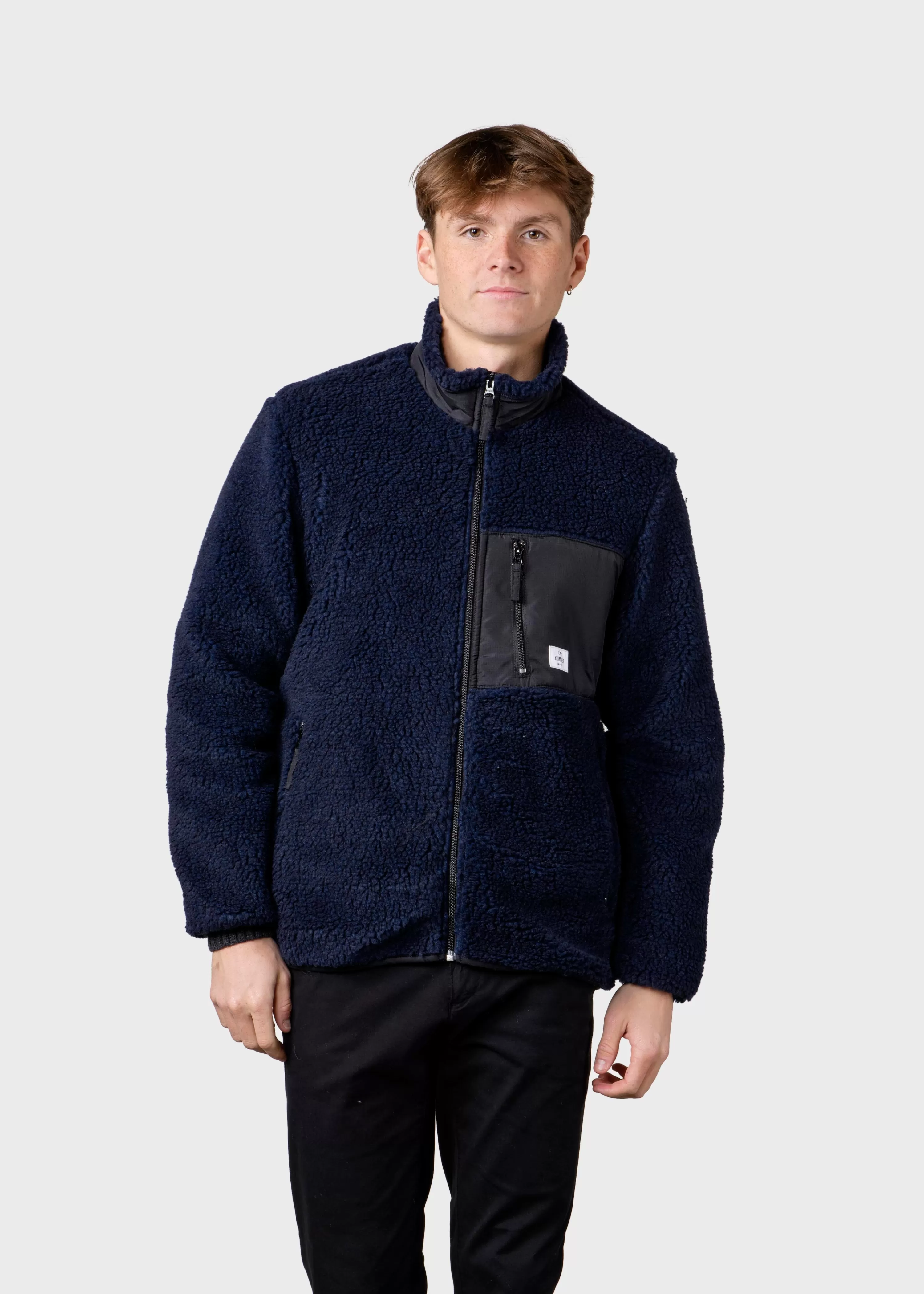 Klitmoller Collective Fleece | Jackets*Mens fleece jacket - Navy