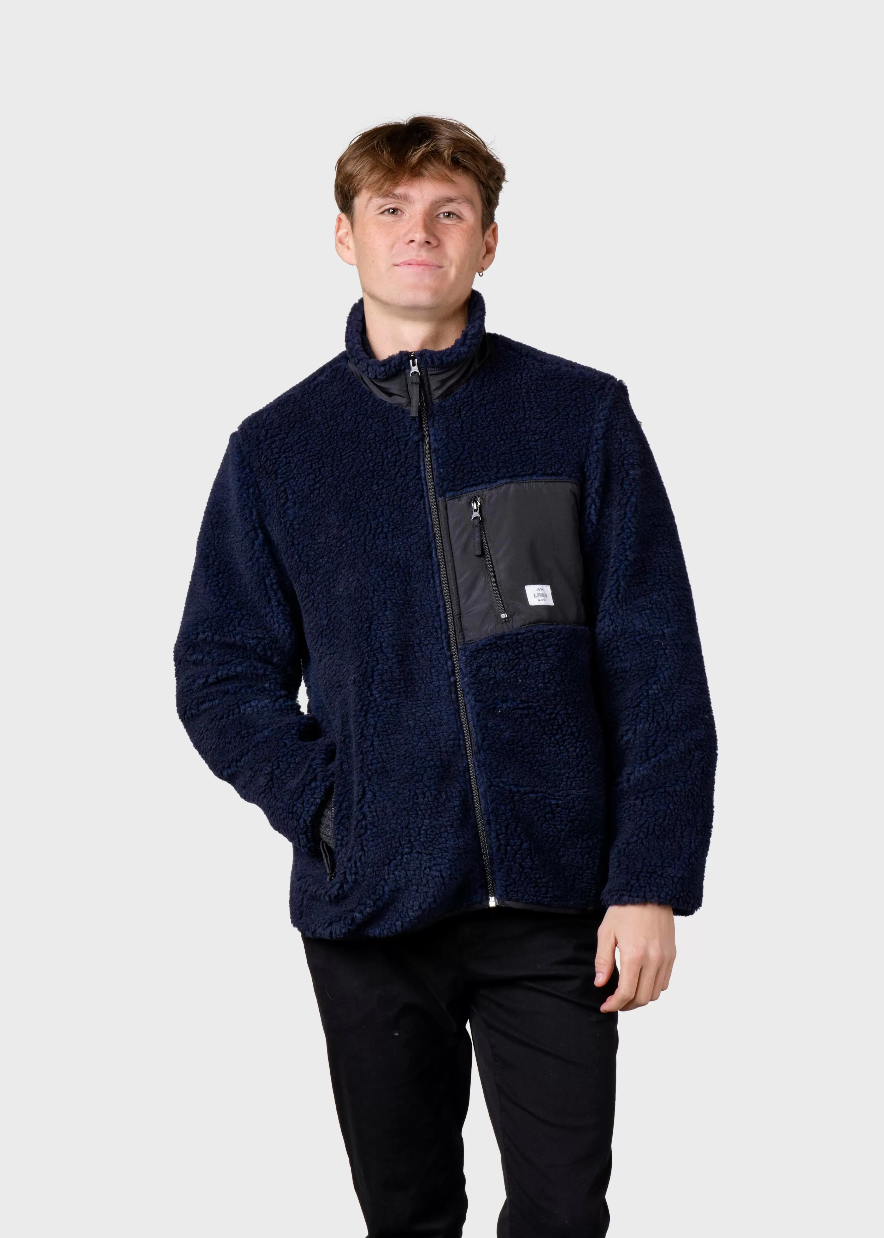 Klitmoller Collective Fleece | Jackets*Mens fleece jacket - Navy