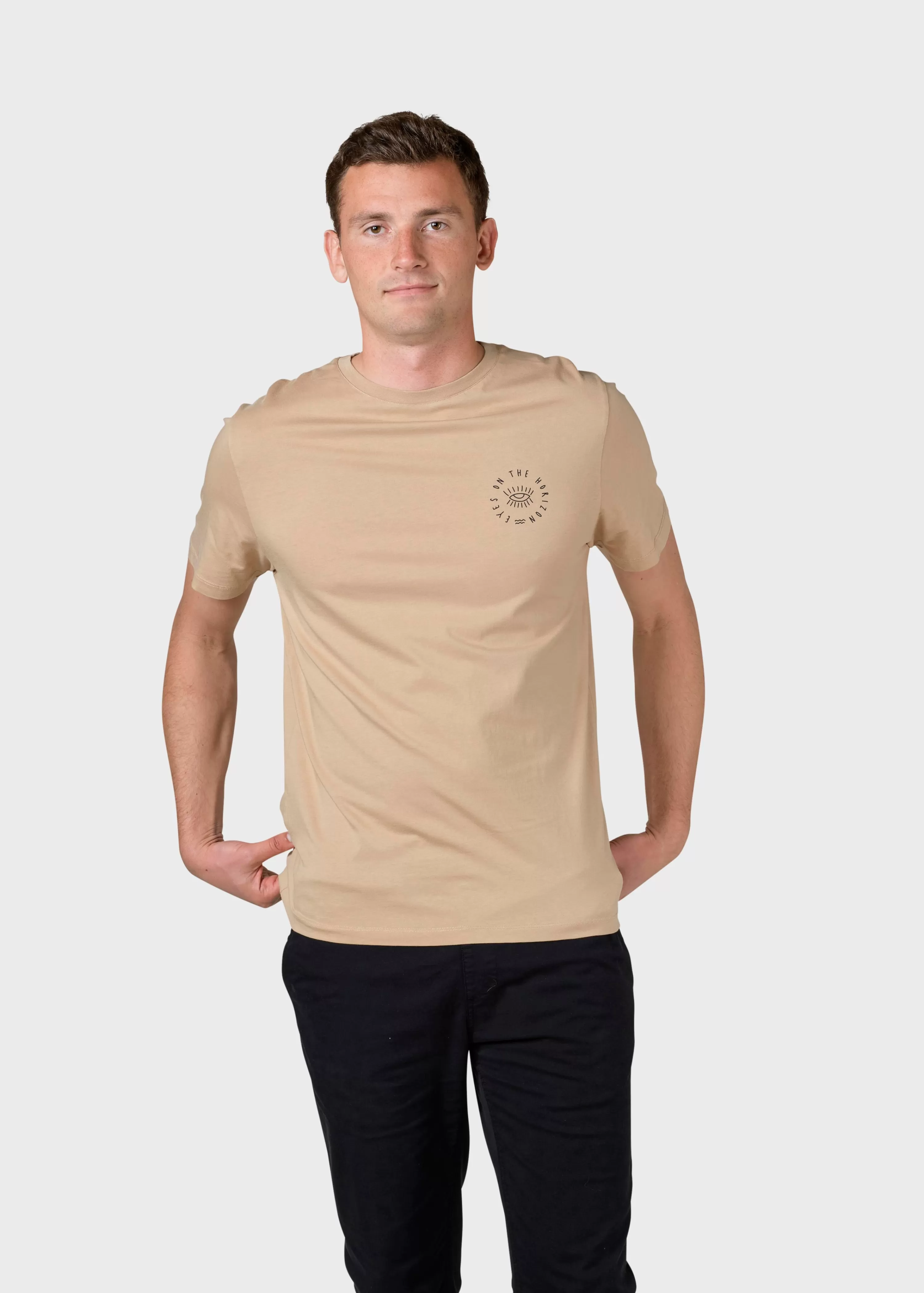 Klitmoller Collective T-shirts*Mico tee - Sand