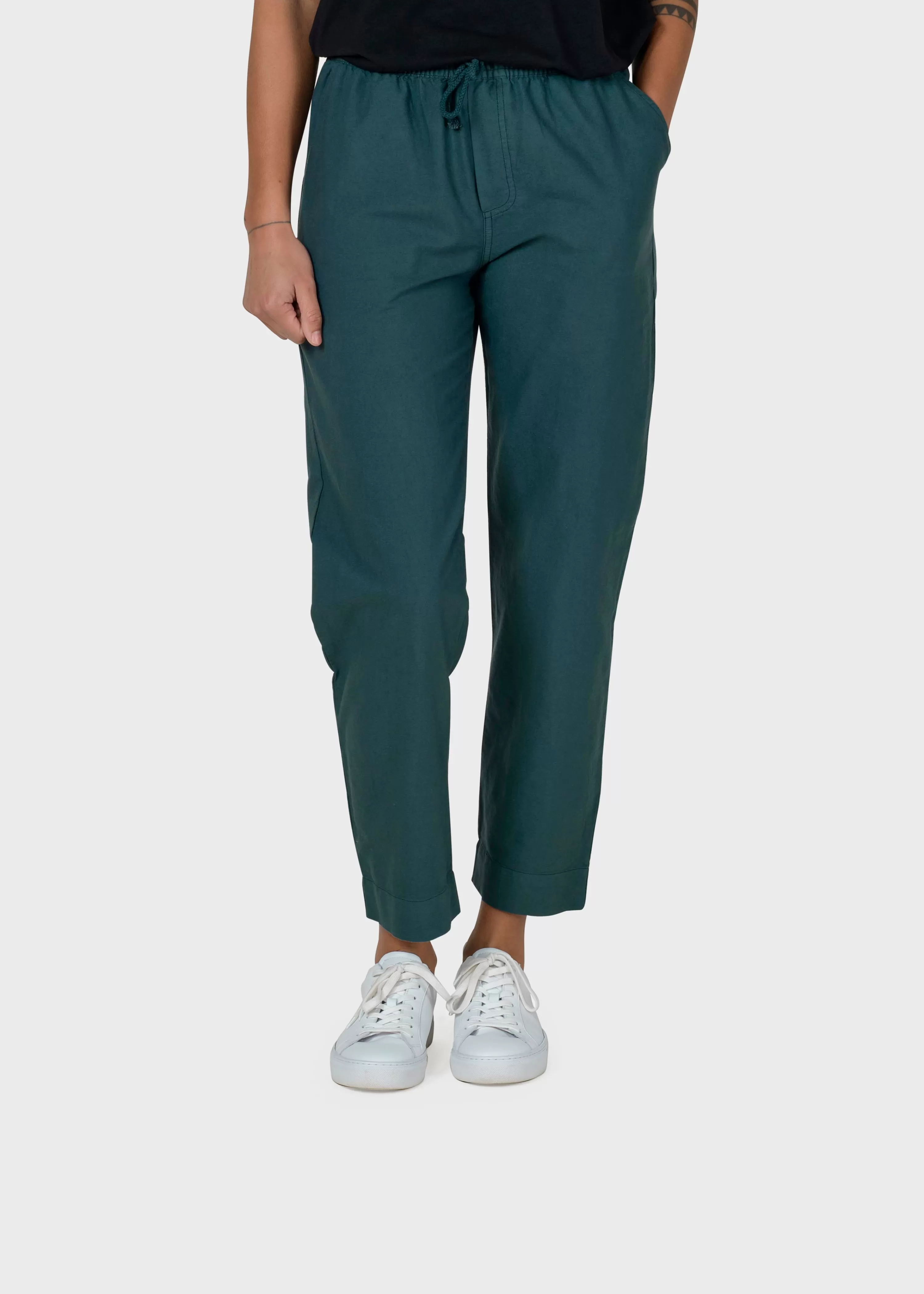 Klitmoller Collective Pants*Nicoline pant - Moss Green