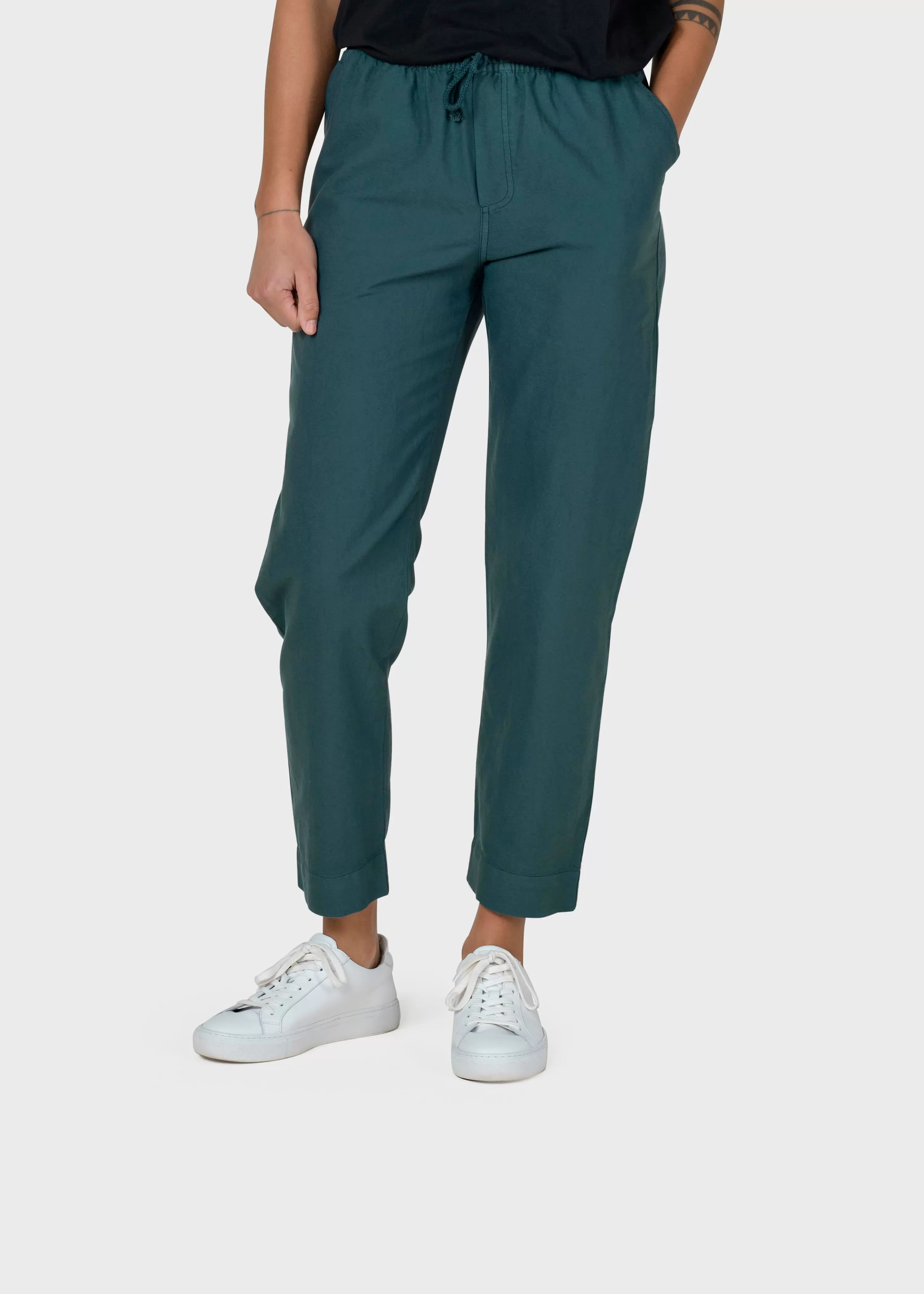 Klitmoller Collective Pants*Nicoline pant - Moss Green