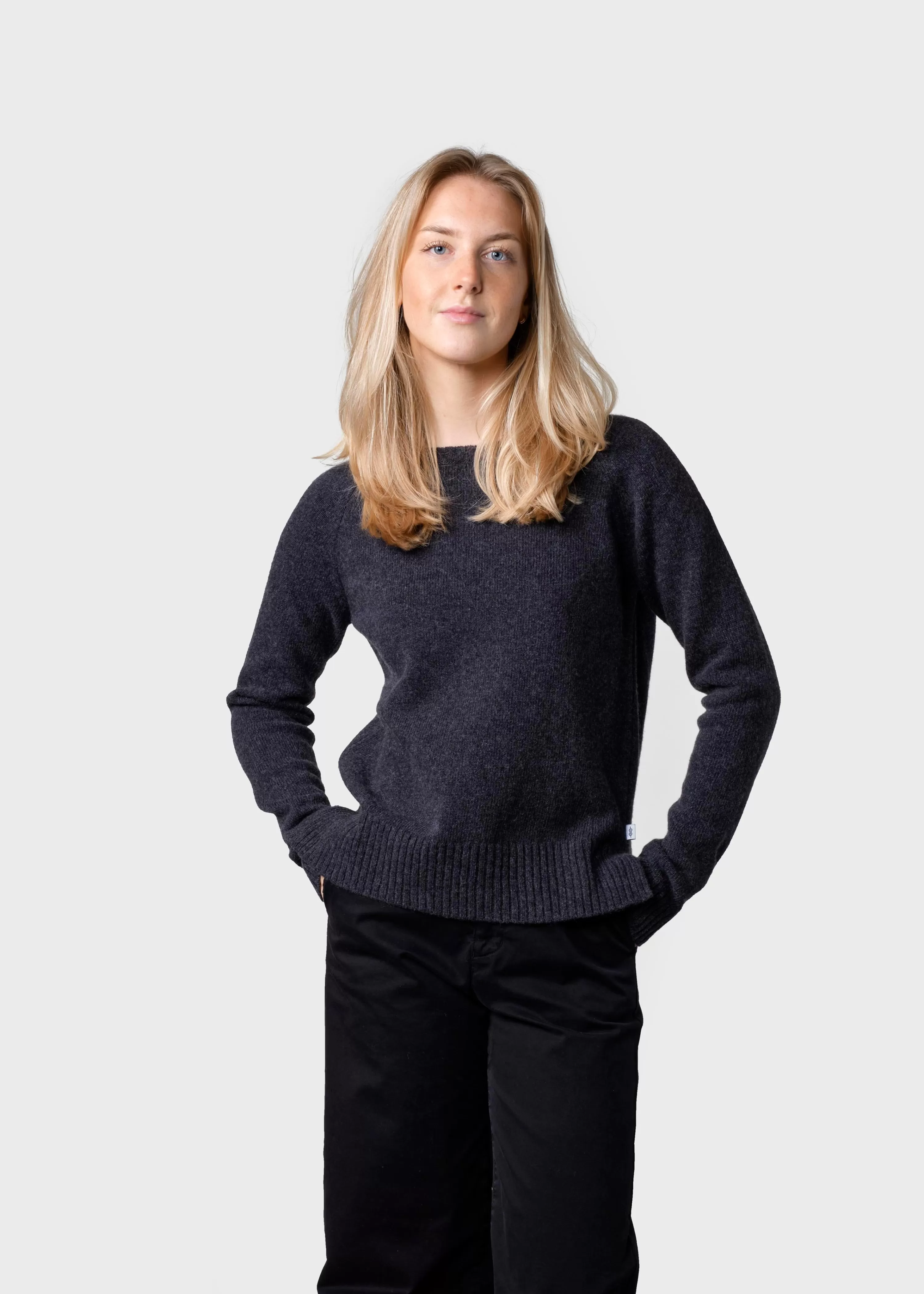 Klitmoller Collective Knitwear | Brushed Merino wool*Nina knit - Anthracite