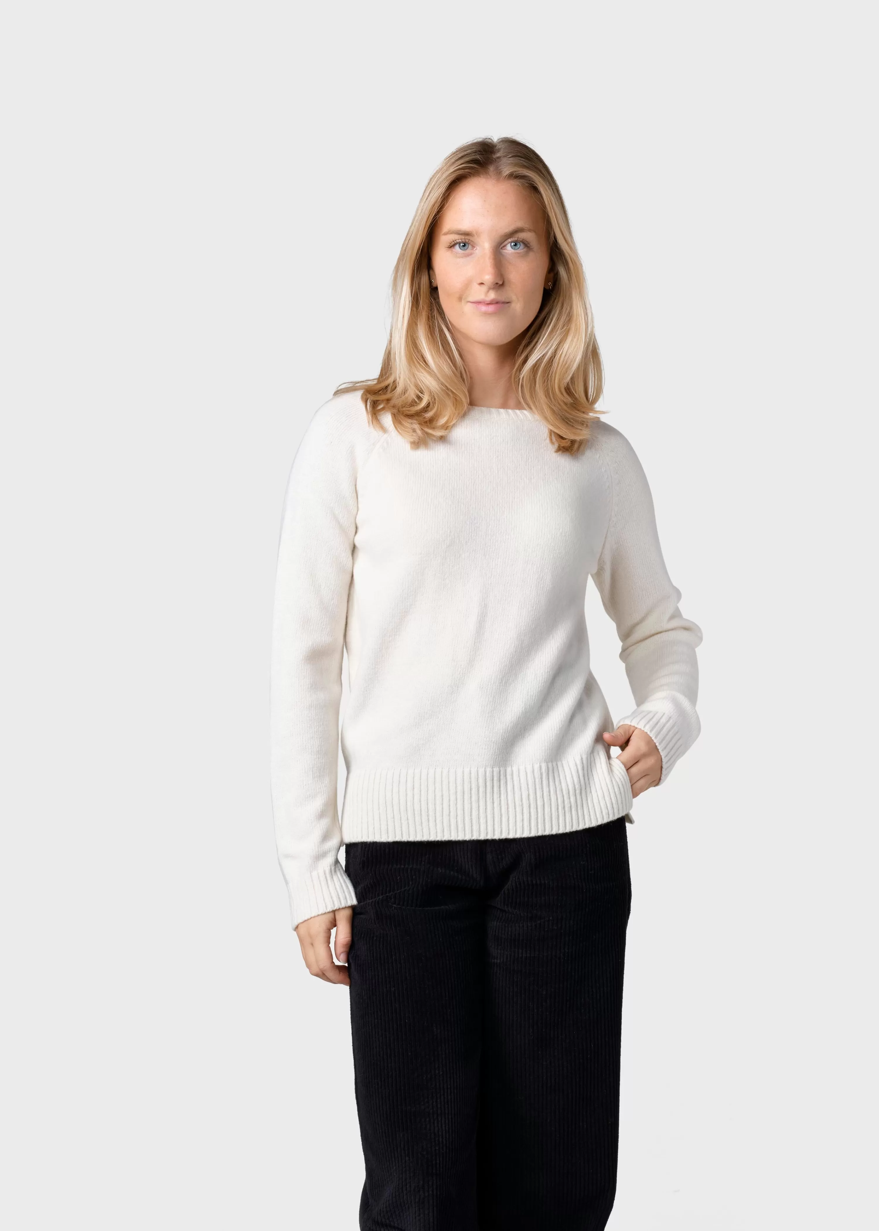 Klitmoller Collective Knitwear | Brushed Merino wool*Nina knit - Cream