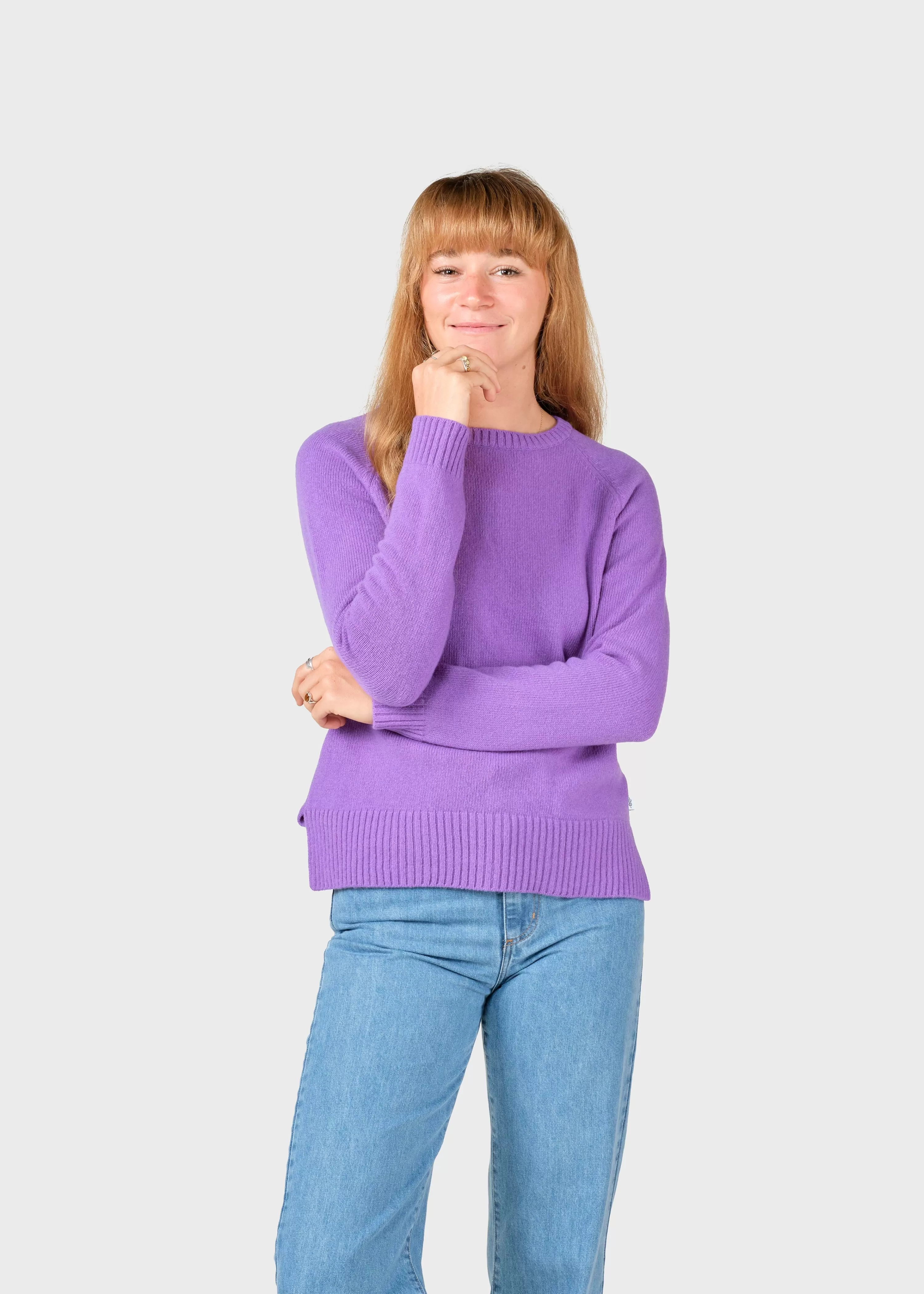 Klitmoller Collective Knitwear | Brushed Merino wool*Nina knit - Lilac