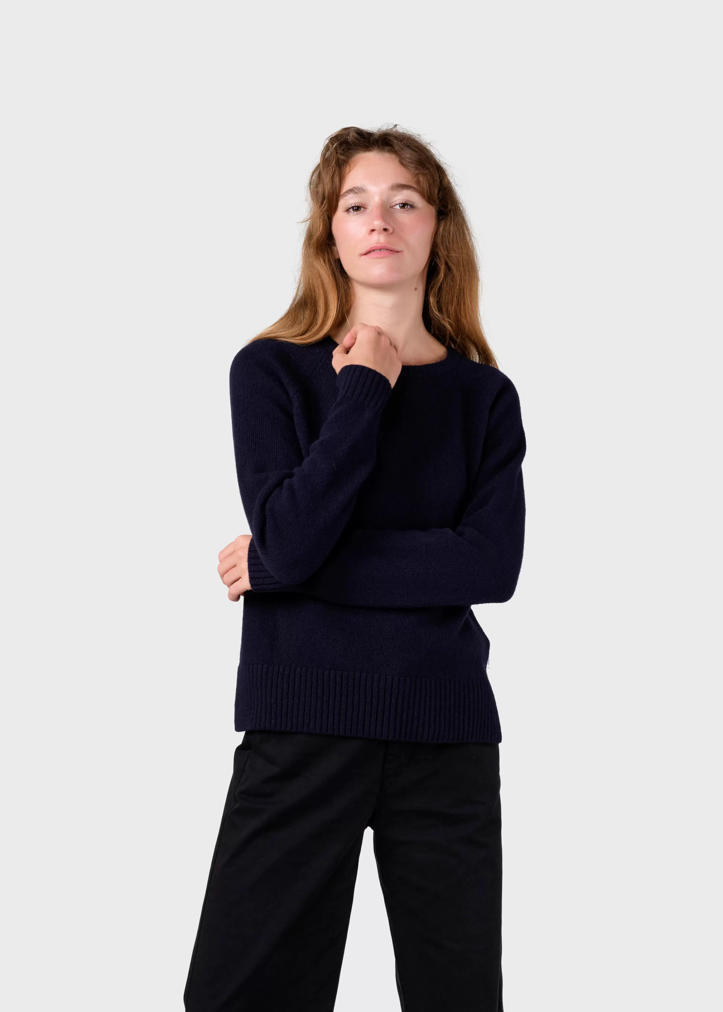 Klitmoller Collective Knitwear | Brushed Merino wool*Nina knit - Navy