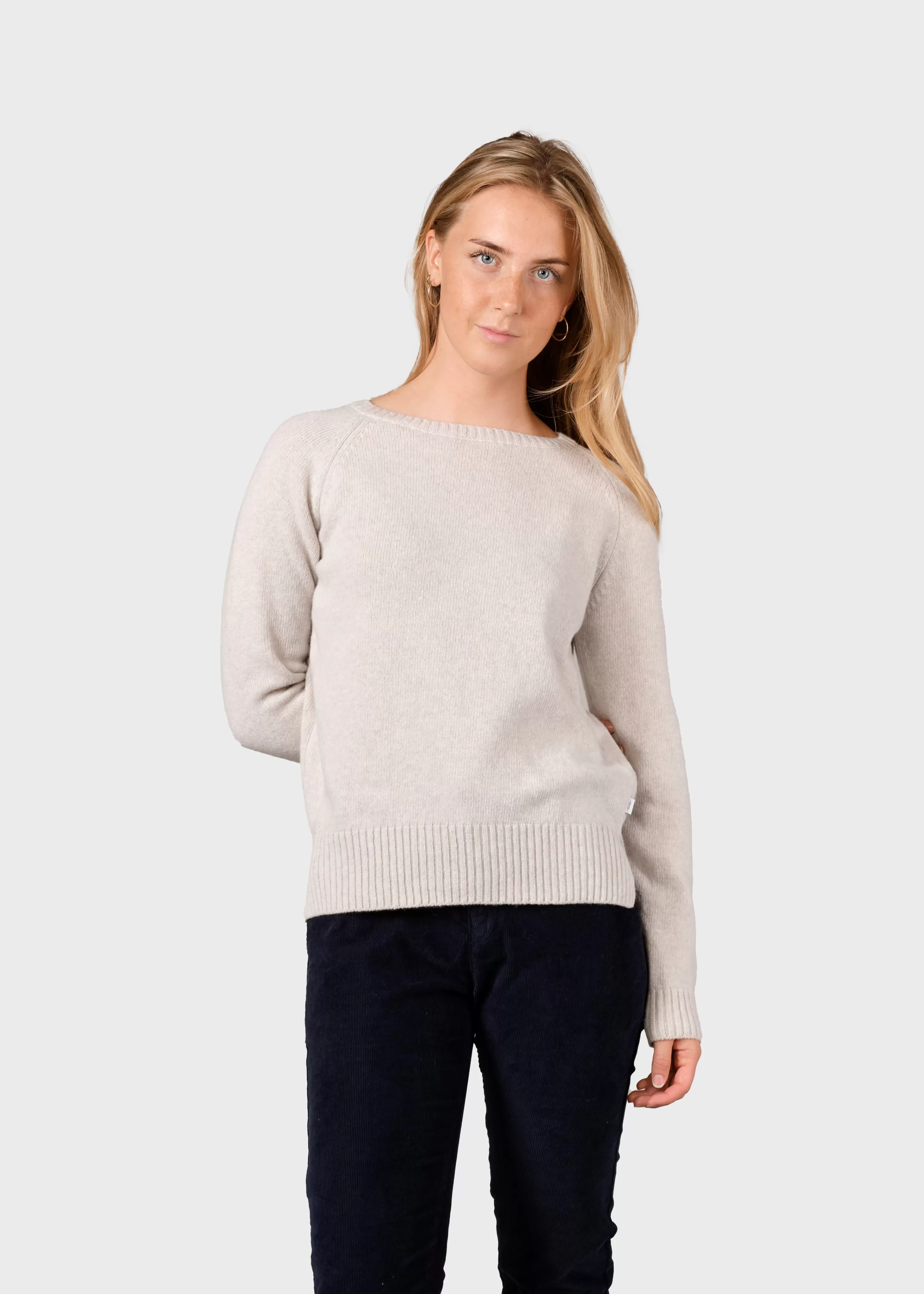 Klitmoller Collective Knitwear | Brushed Merino wool*Nina knit - Pastel grey