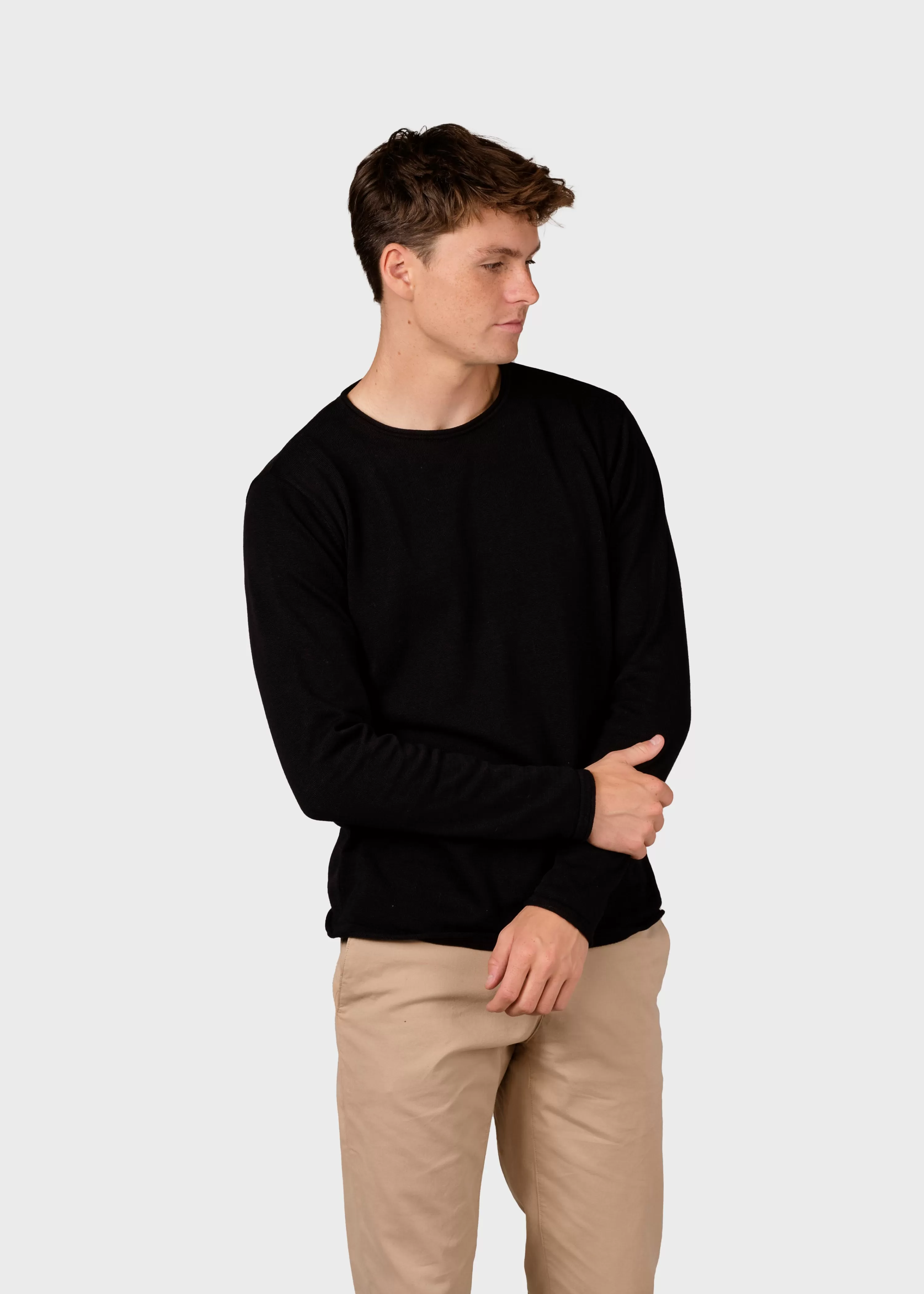 Klitmoller Collective Organic Cotton*Noah knit - Black